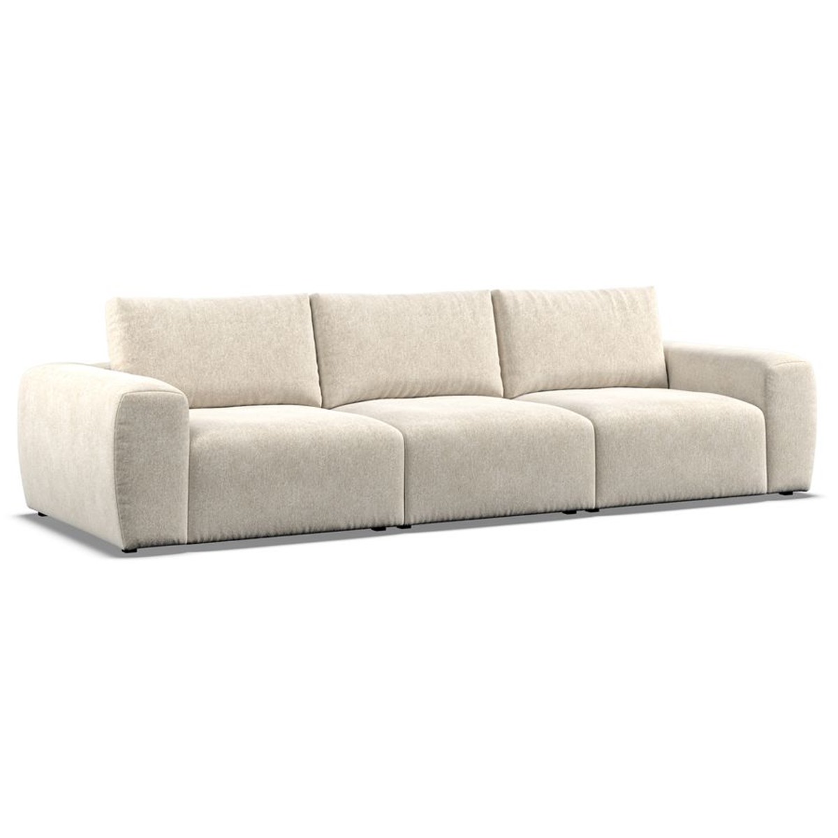 3 Seater Sofa - GRAZ Fabric Ivory