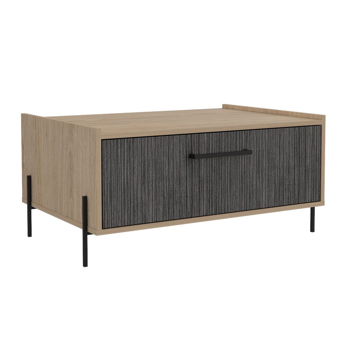 Harvard Storage Coffee Table - Washed Oak