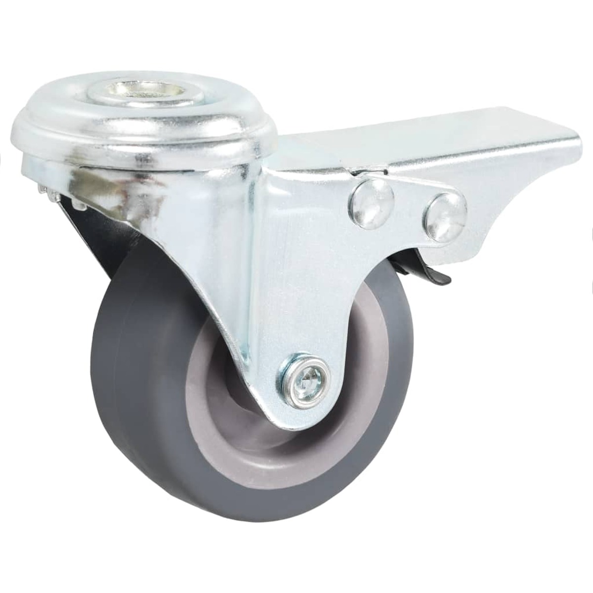 24 Pcs Bolt Hole Swivel Casters 50mm