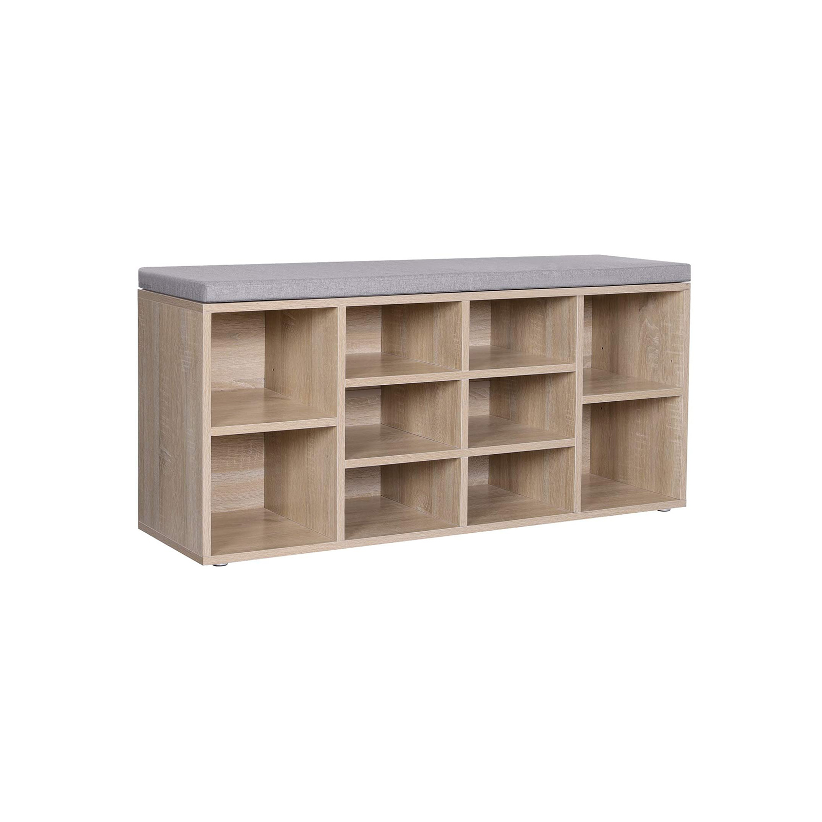 10 Compartments Shoe Bench