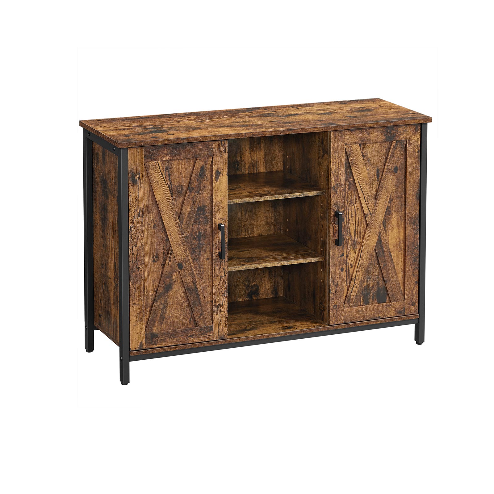 Storage Cabinet with Barn Doors