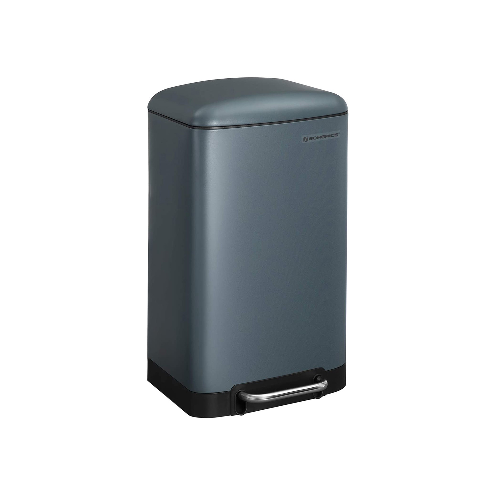 Grey Step Trash Can Recycling Bin