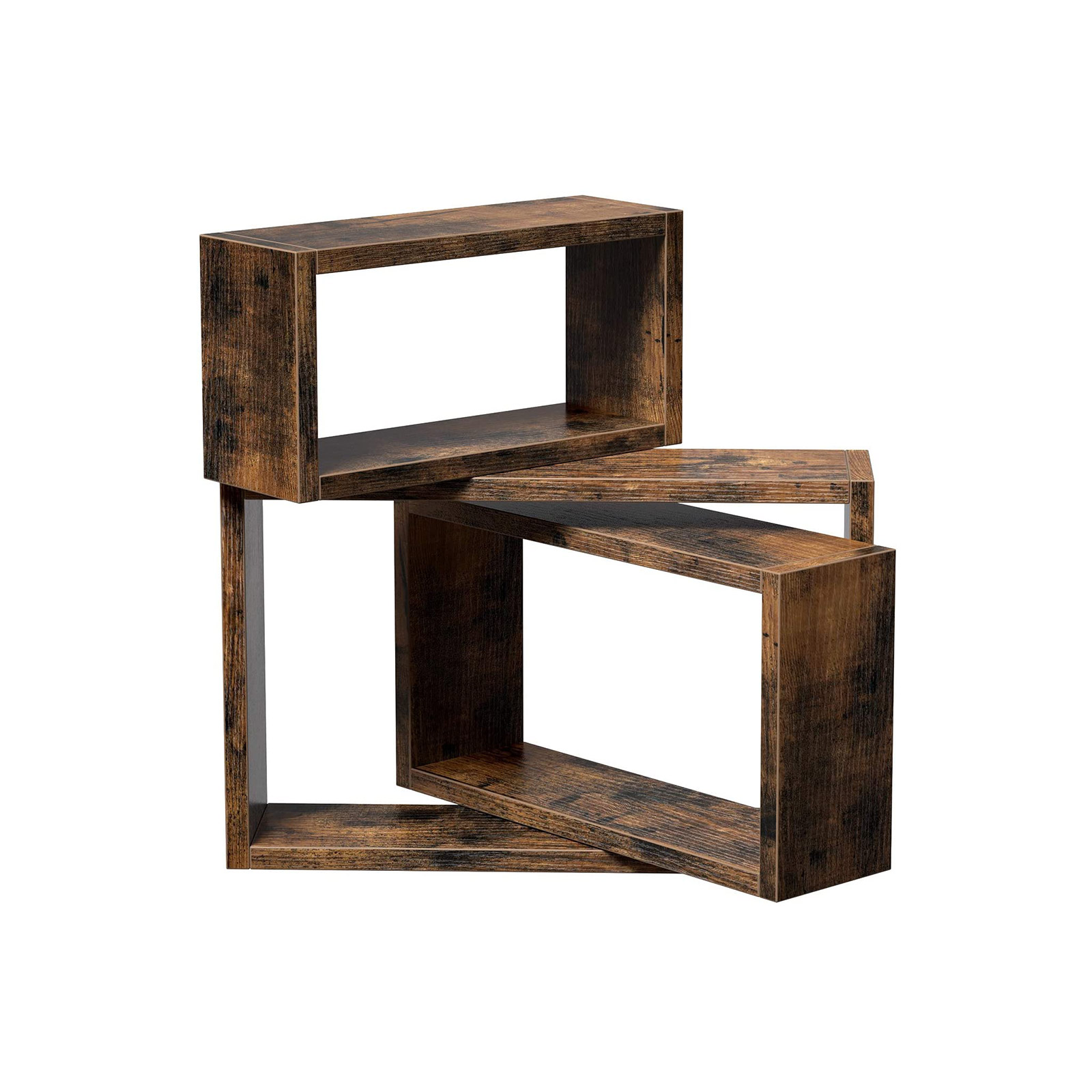 Wall Shelves Rustic Brown