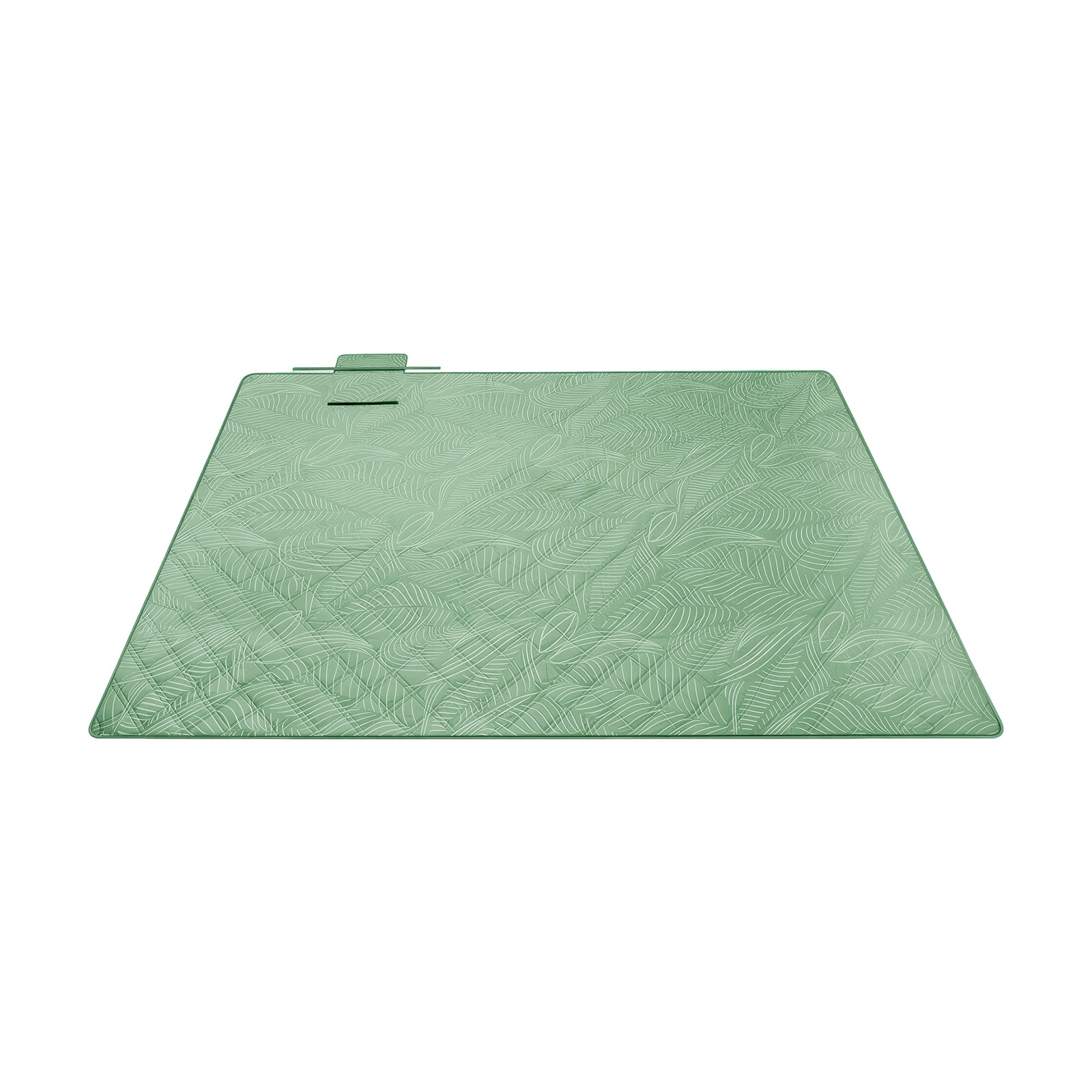 ELDBURY Foldable Picnic Blanket with Water-Repellent Layer and Ground Pegs - Green
