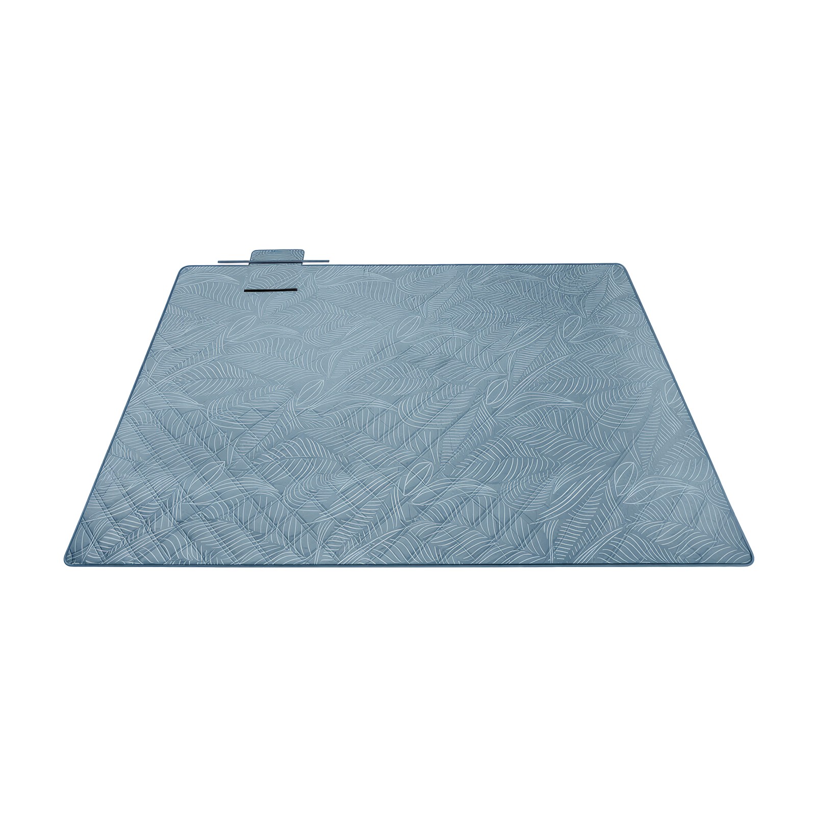 ELDBURY Foldable Picnic Blanket with Water-Repellent Layer and Ground Pegs - Blue