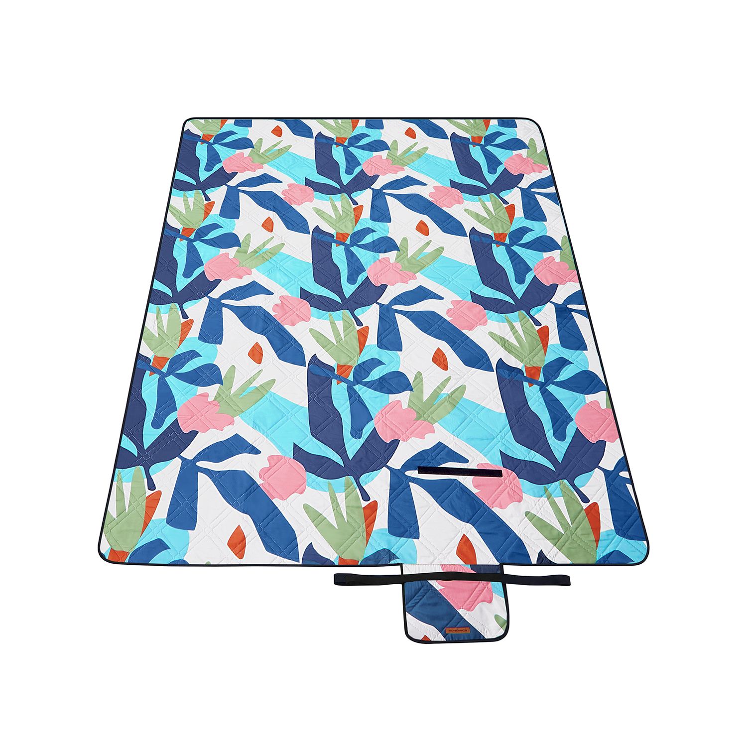 Picnic Blanket - AVODA Colourful Fern Outdoor Blanket - 200 x 150 cm - Multi Colour