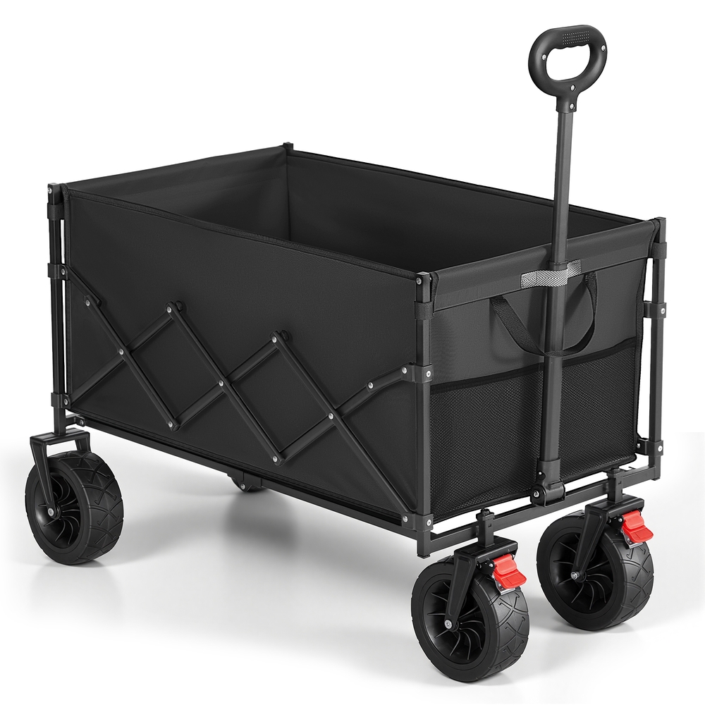 BEBOPO Foldable Camping Wagon Cart - Ink Black