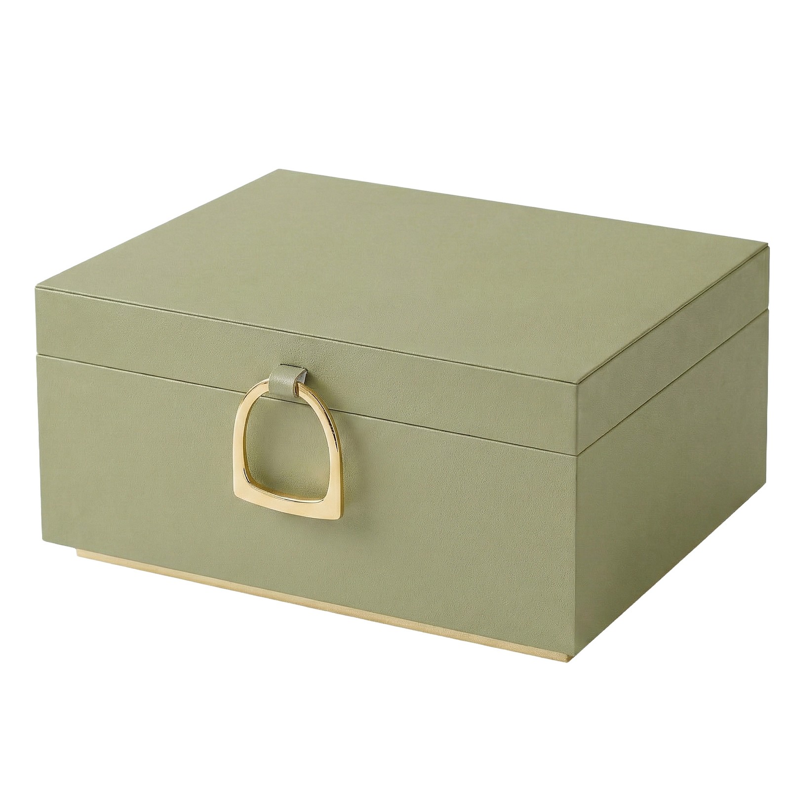 BIFOMO 2 Layer Jewellery Box with Handle - Light Green