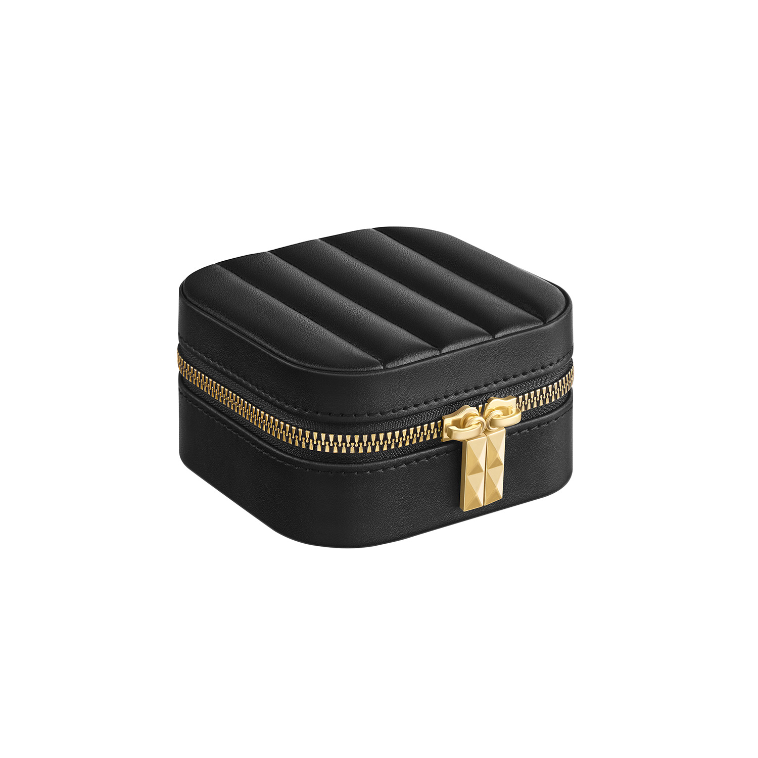 Jewellery Box - ANAH Collection Travel Organizer with Mirror - Black