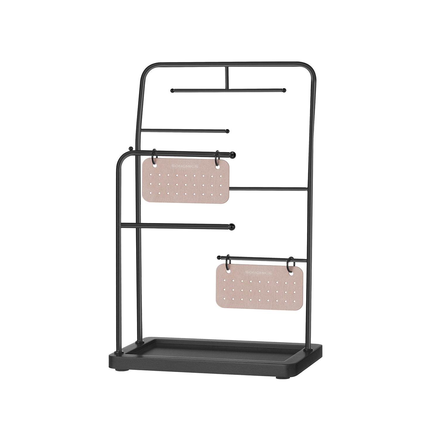 Jewellery Stand - AVOLIA 6 Hanging Rod Display - Black