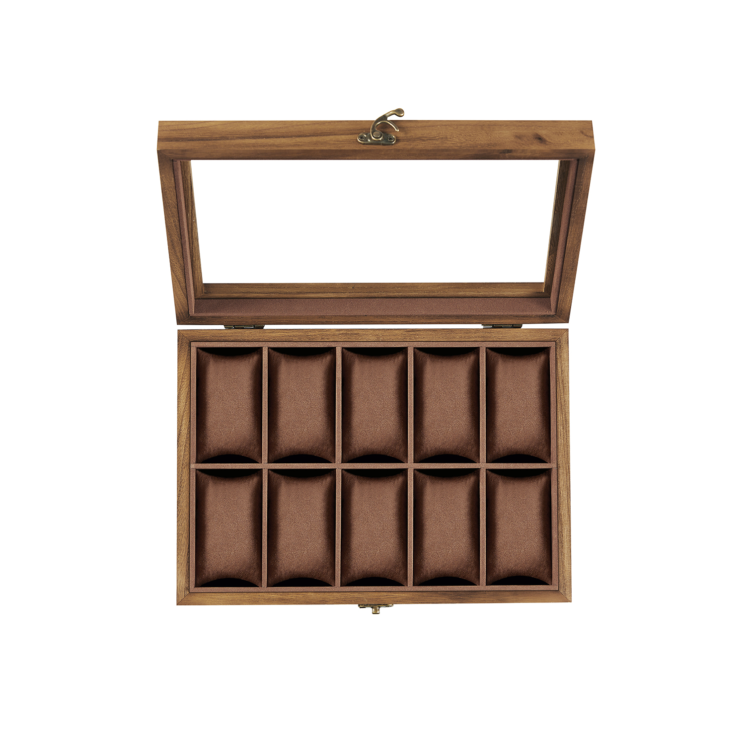 Watch Box with 10 Slots Rustic Walnut