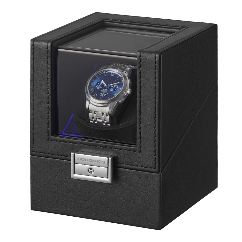 BRLIPU Automatic Single Watch Winder Box - Black