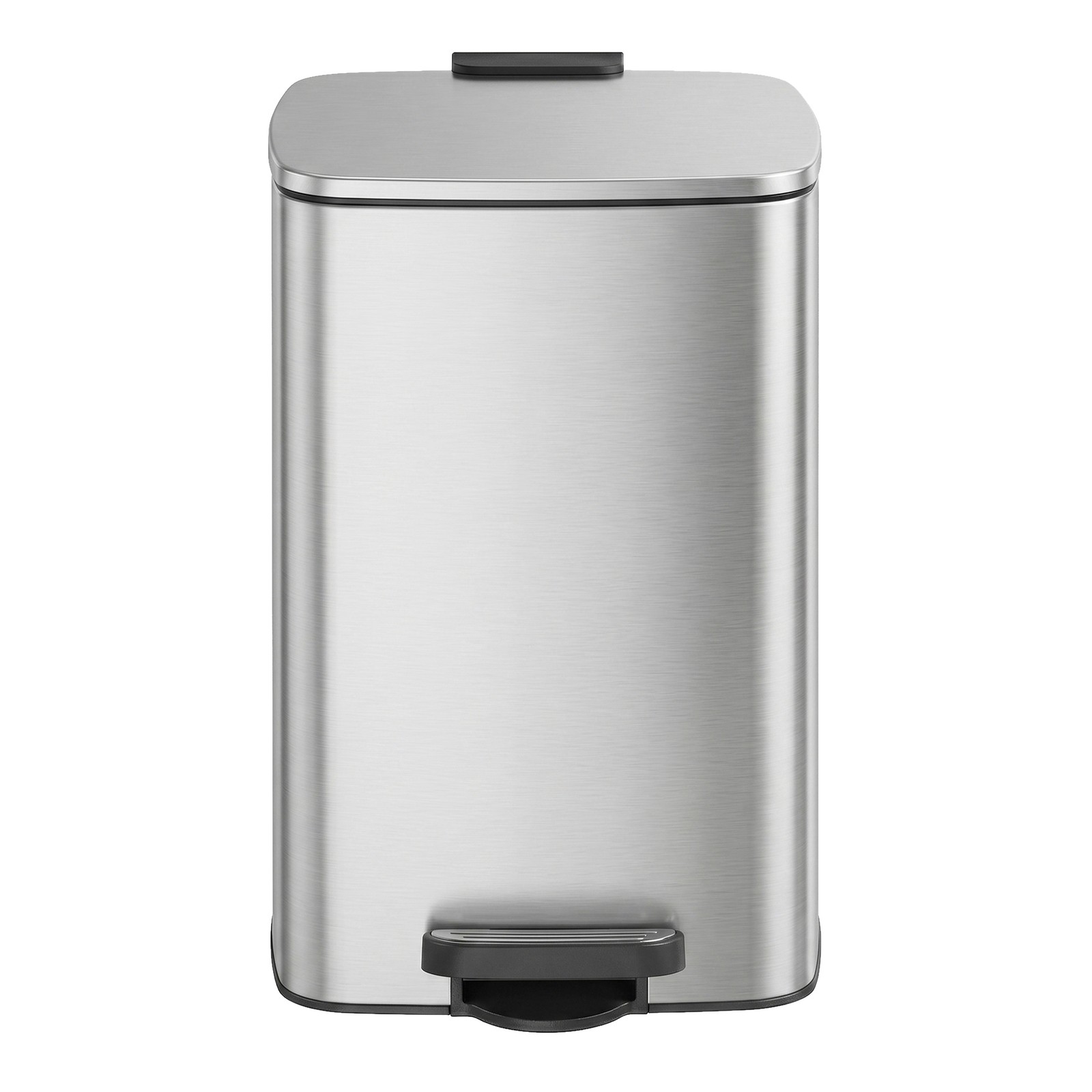 HIREXI Kitchen Bin 20L with Soft Close Lid - Silver
