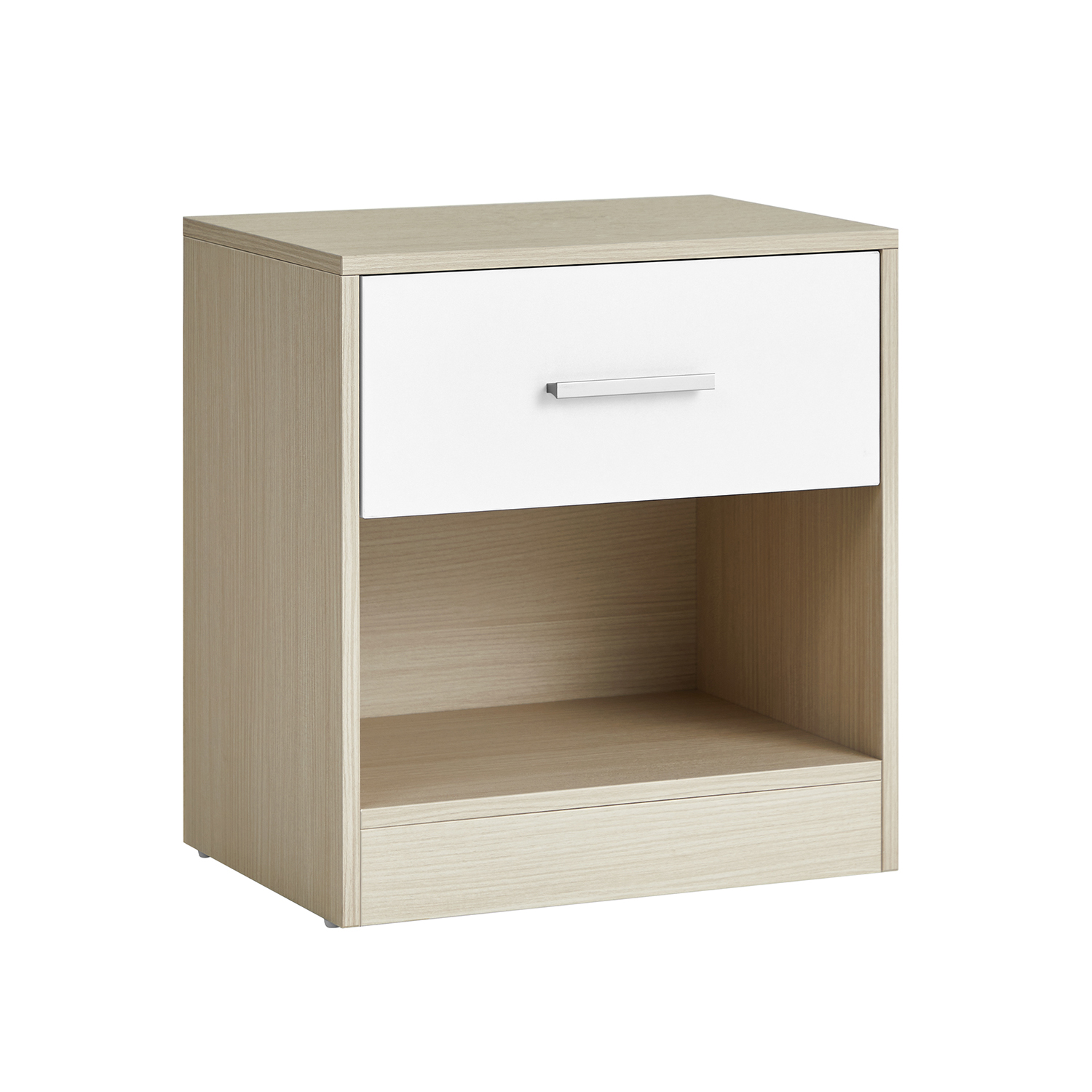 Bedside Table - HYDE Nevis Nightstand Classic White 39cm