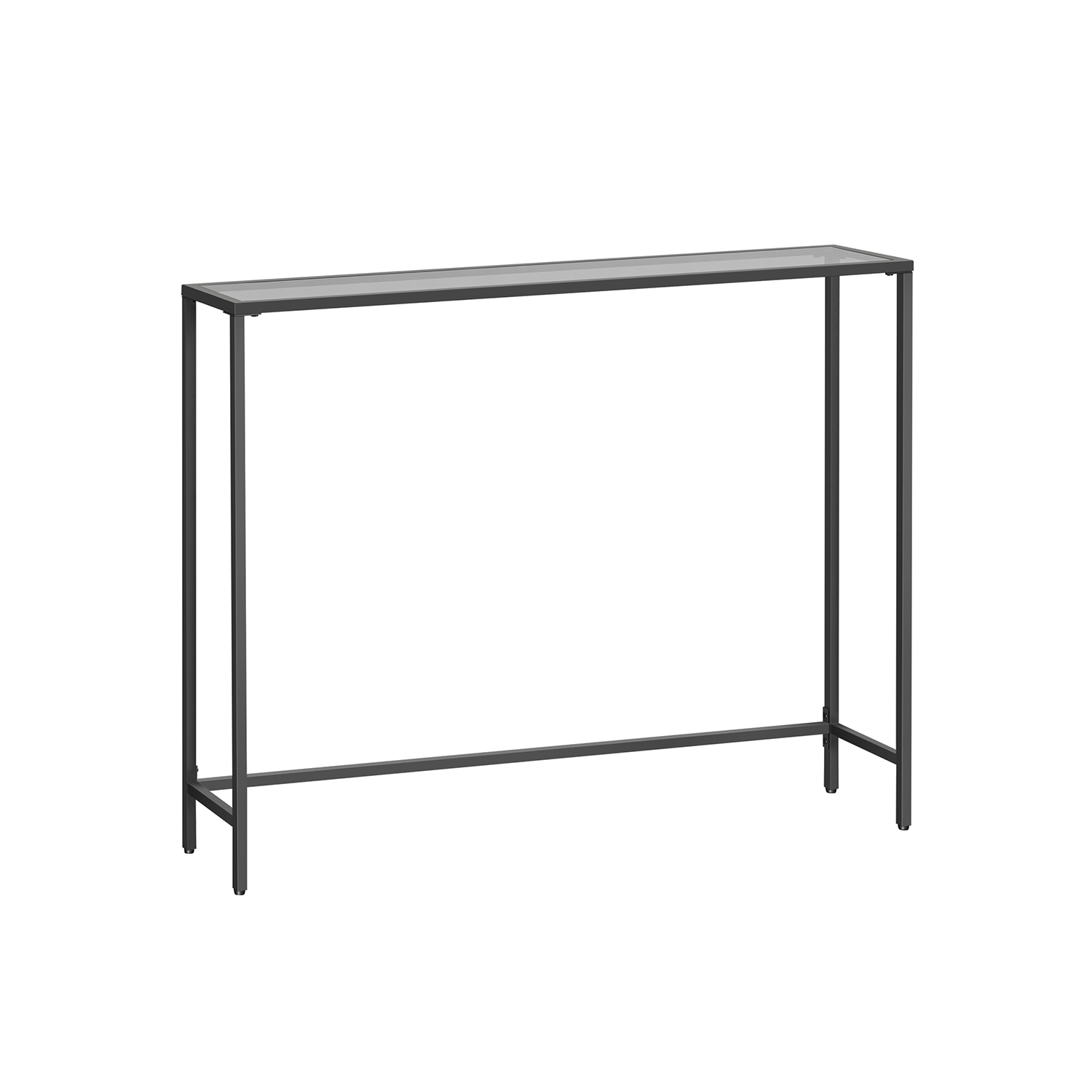 Console Table - MODZA Console Table Slate Grey Black