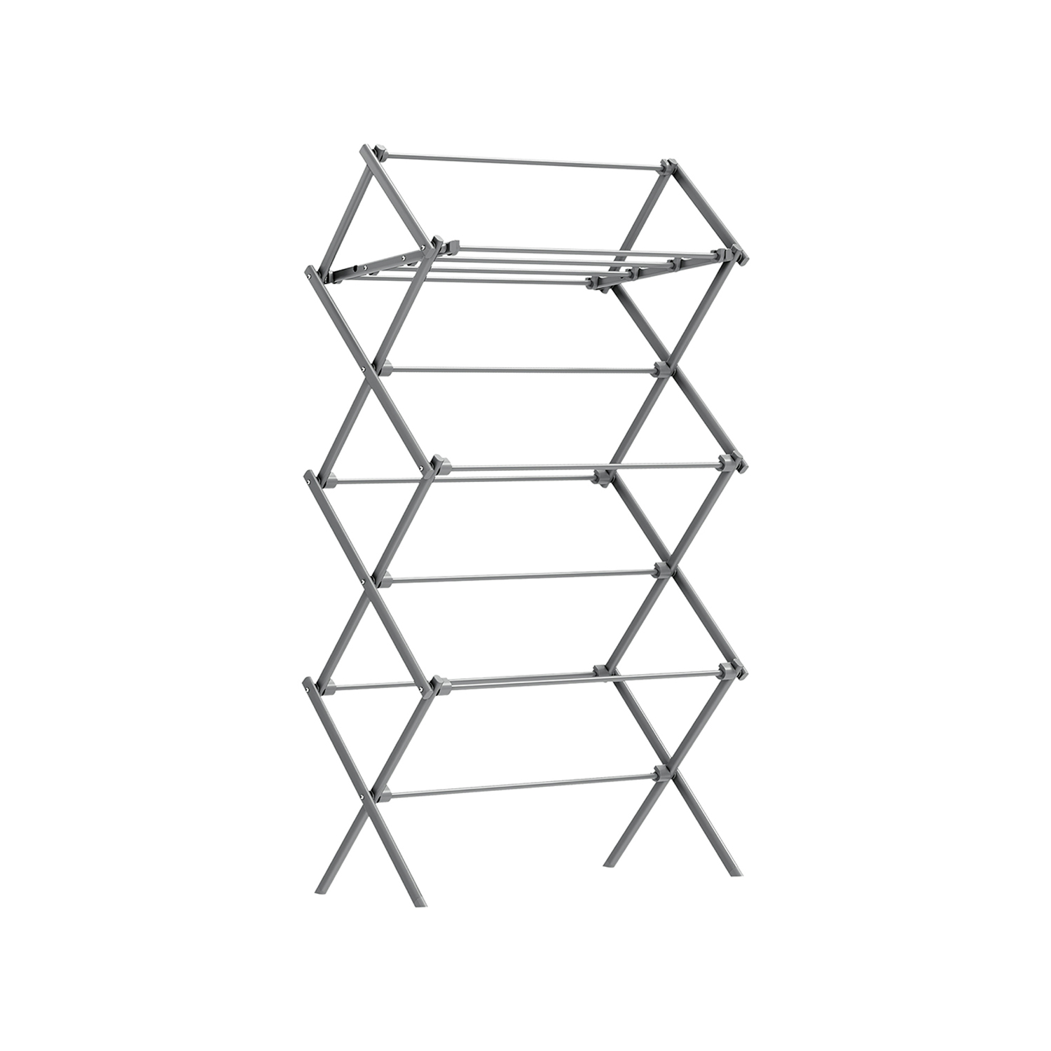Clothes Airer - LUSTA Foldable Drying Rack with 20 Metres Drying Space - Dove Grey