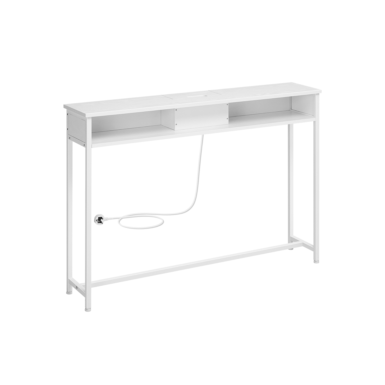 Slim Console Table Snow White