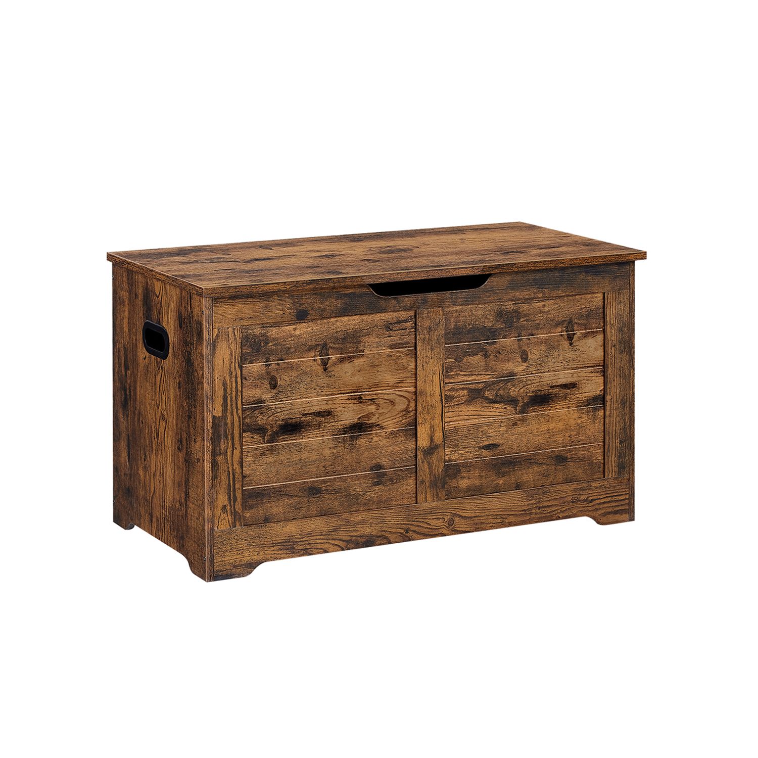 Storage Bench Rustic Brown 40 x 80 x 46 cm