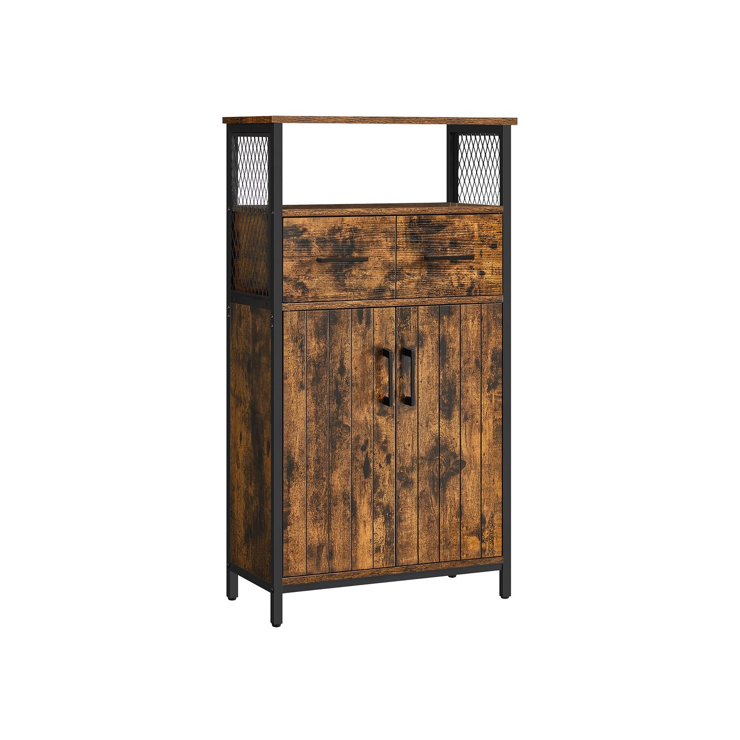 Multipurpose Sideboard with Drawer and Adjustable Shelf