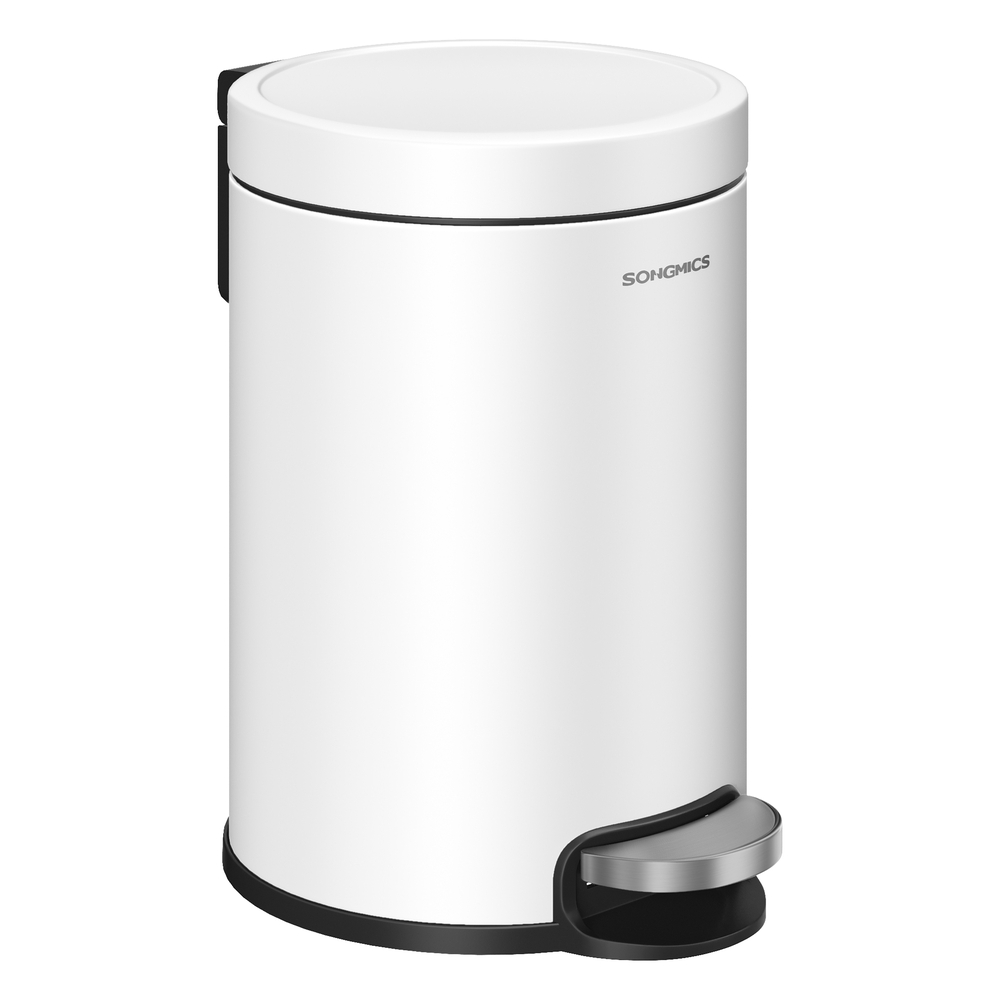 HEMOMO Bathroom Pedal Bin 3L - Cloud White