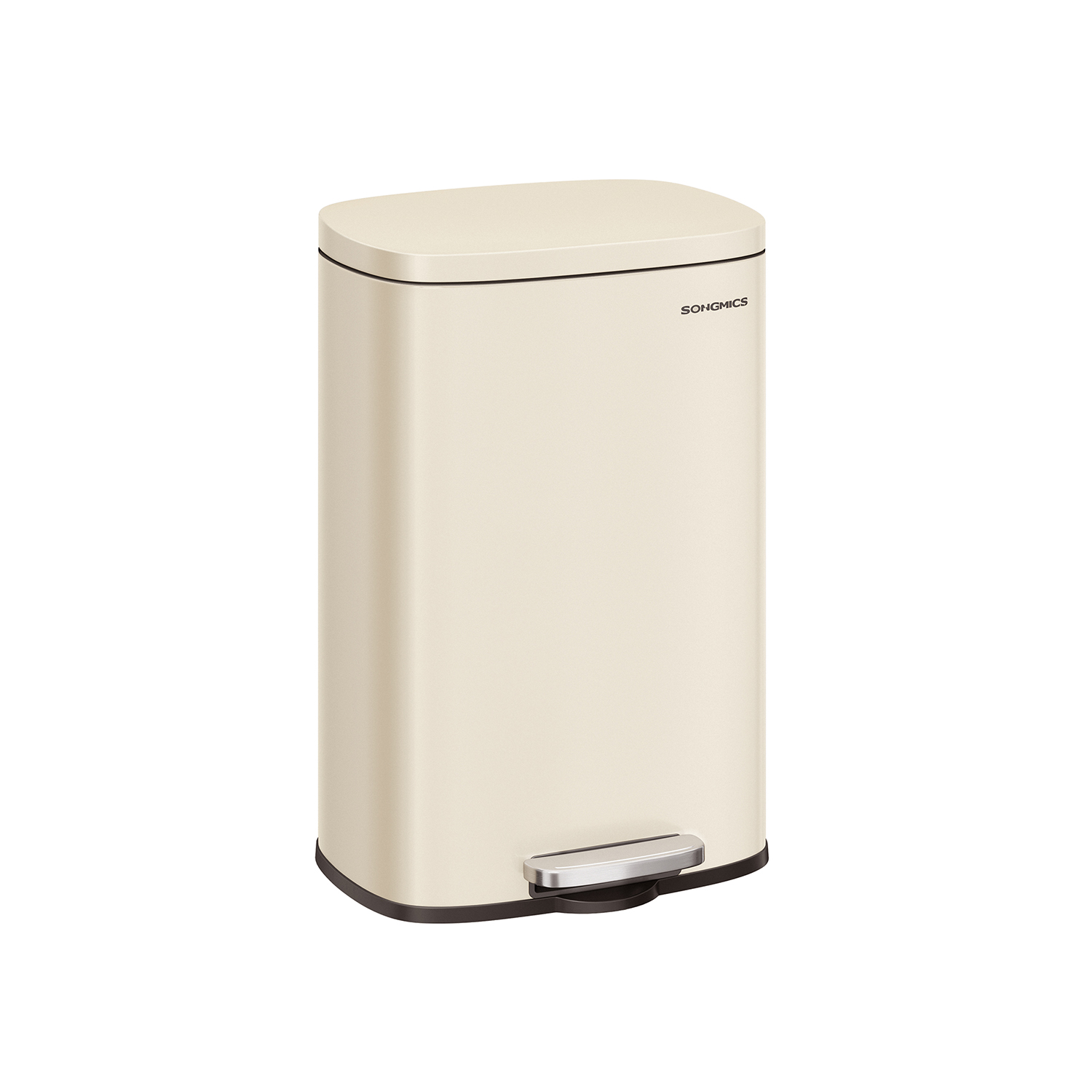 Pedal Bin - ZARRIA Step-On Kitchen Bin with Pedal - Sand Beige