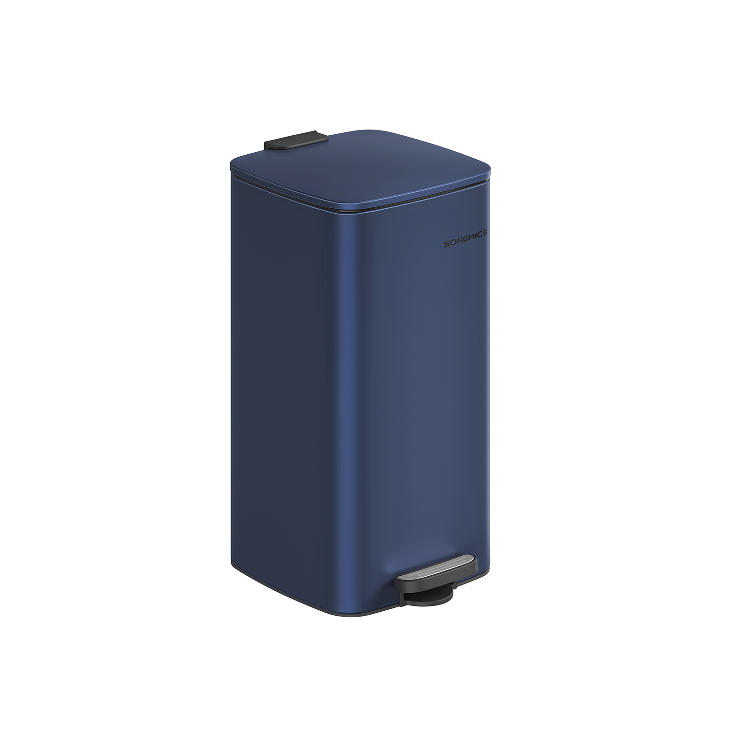 Kitchen Bin - MODRA 30L Steel Bin with Inner Bucket - Midnight Blue