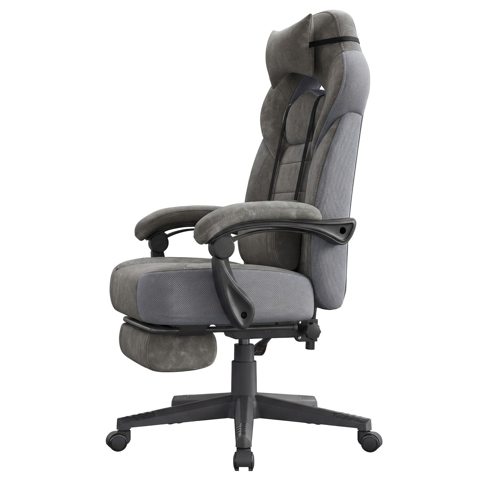 ORDOSU Ergonomic Office Chair with Footrest - Ink Black