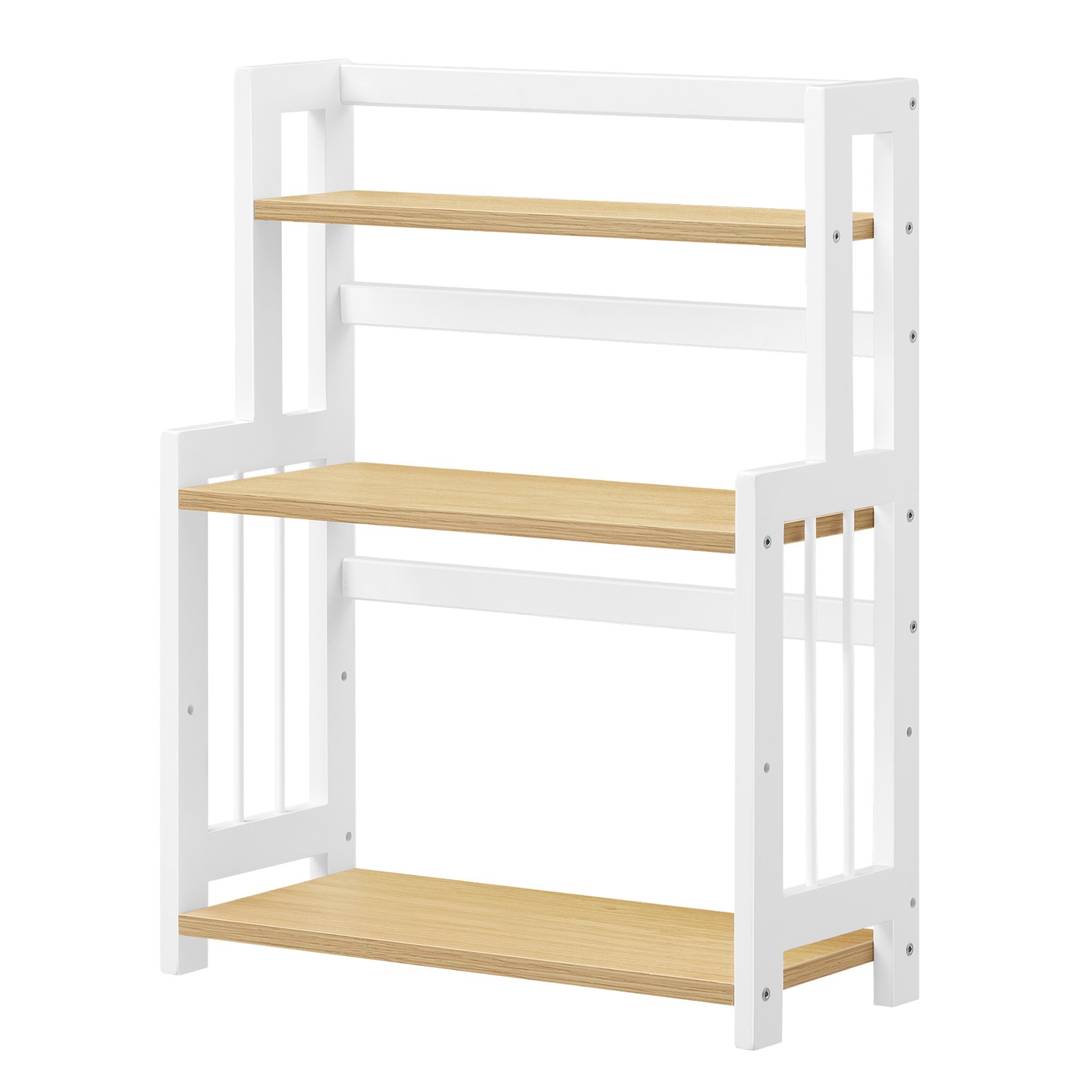 ORXAGA 3 Tier Bamboo Countertop Spice Rack - Oak