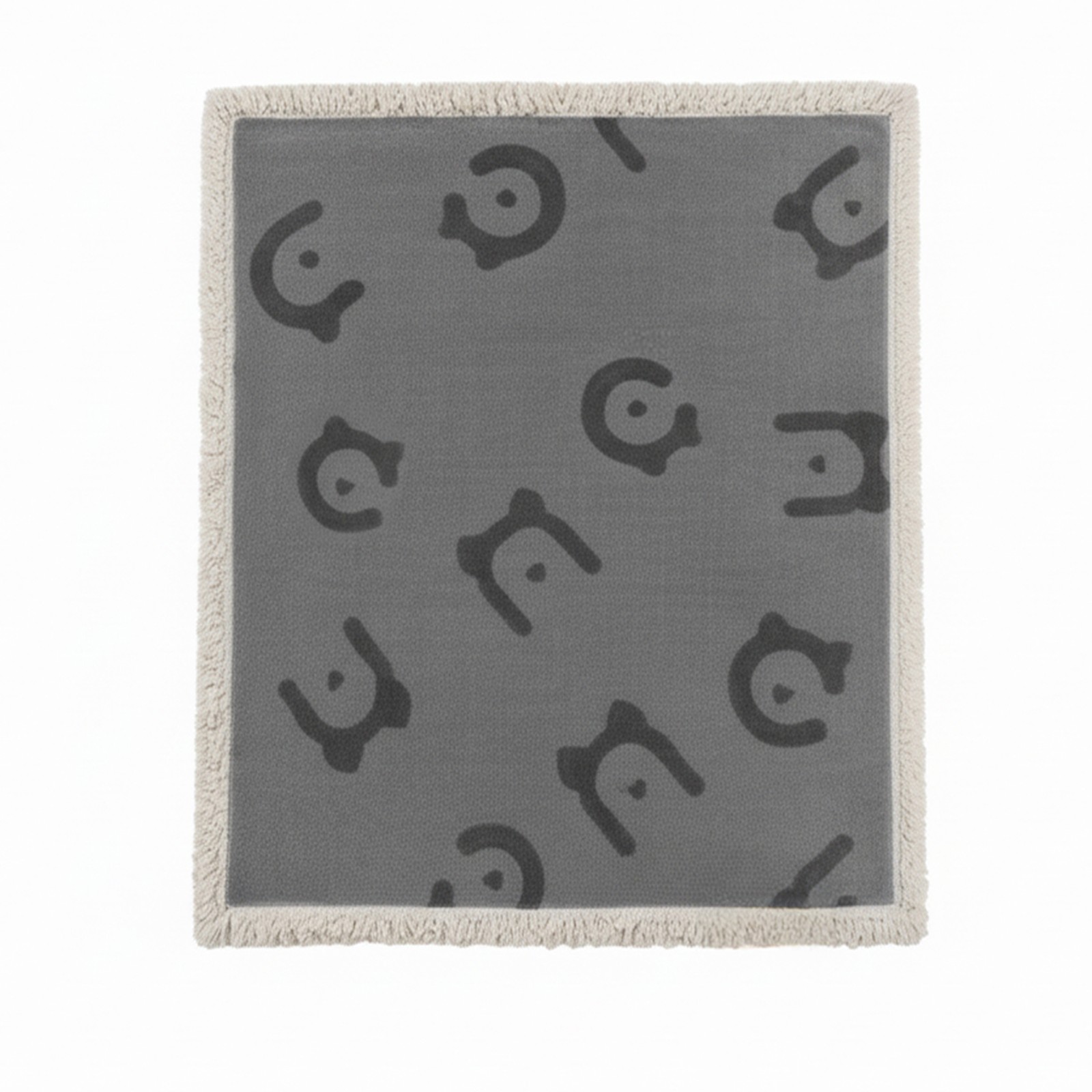 RAVOCU Waterproof Sherpa Dog Blanket - Grey - Small