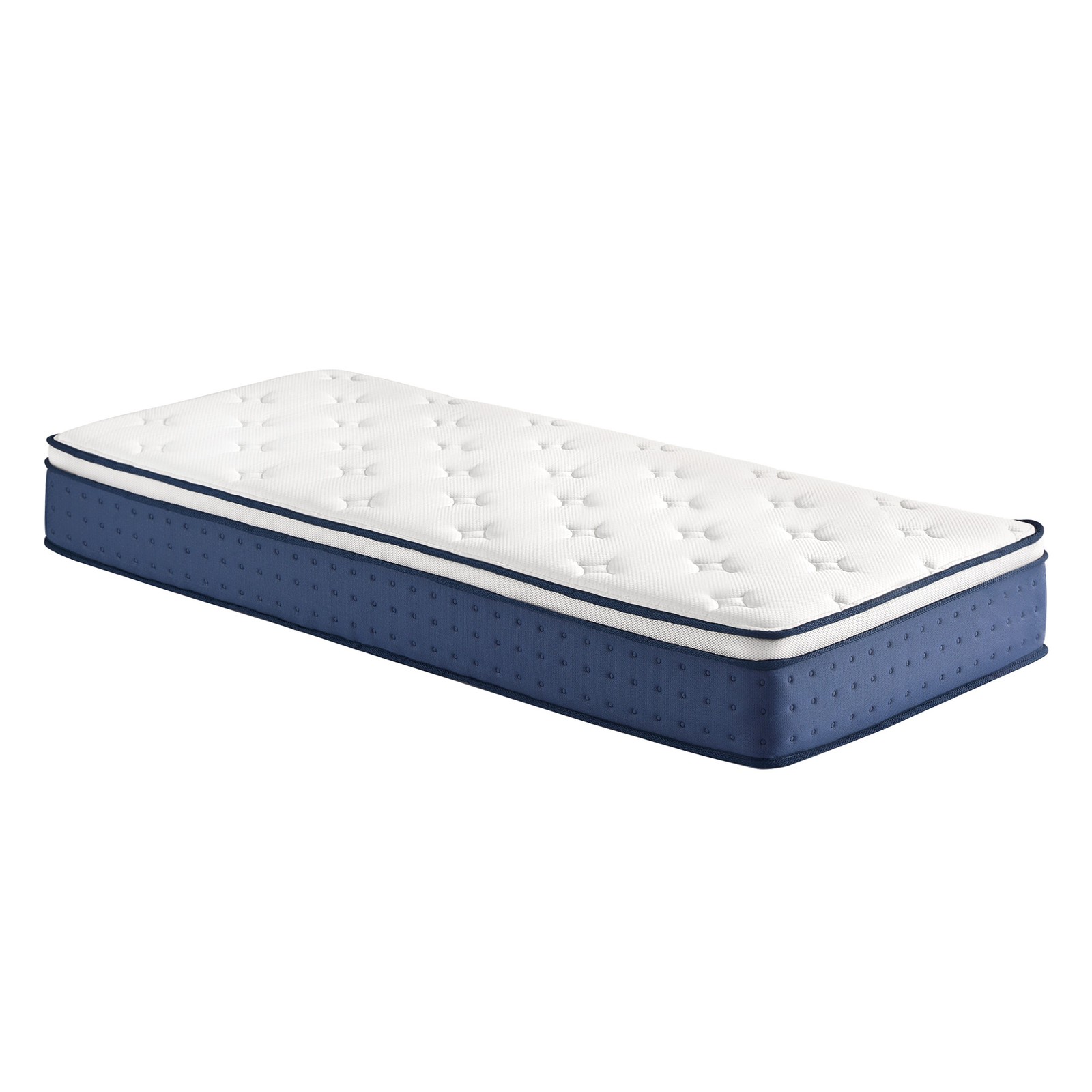 SAVIPA Single Hybrid Spring and Foam Mattress - Blue