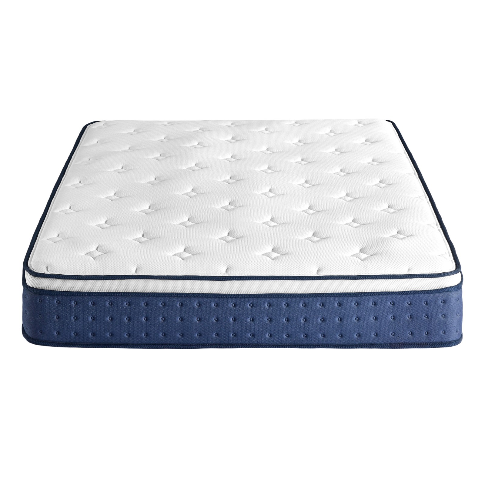 SAXUCU Double Hybrid Spring and Foam Mattress - Blue