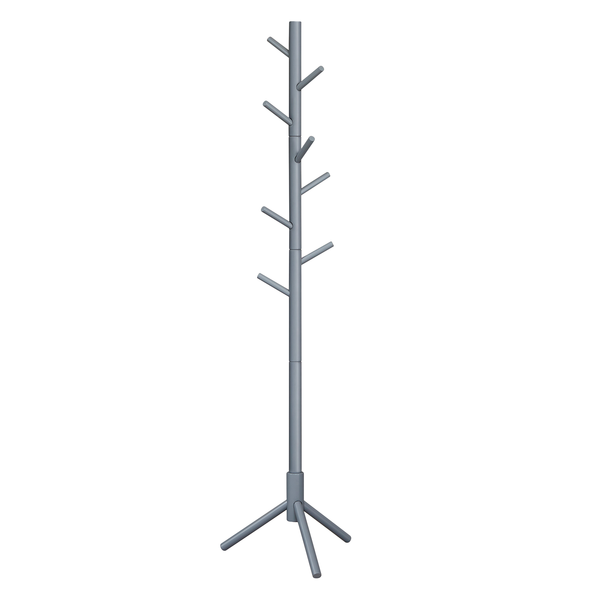 Coat Rack - VIVRAE Solid Wood Coat Rack Grey
