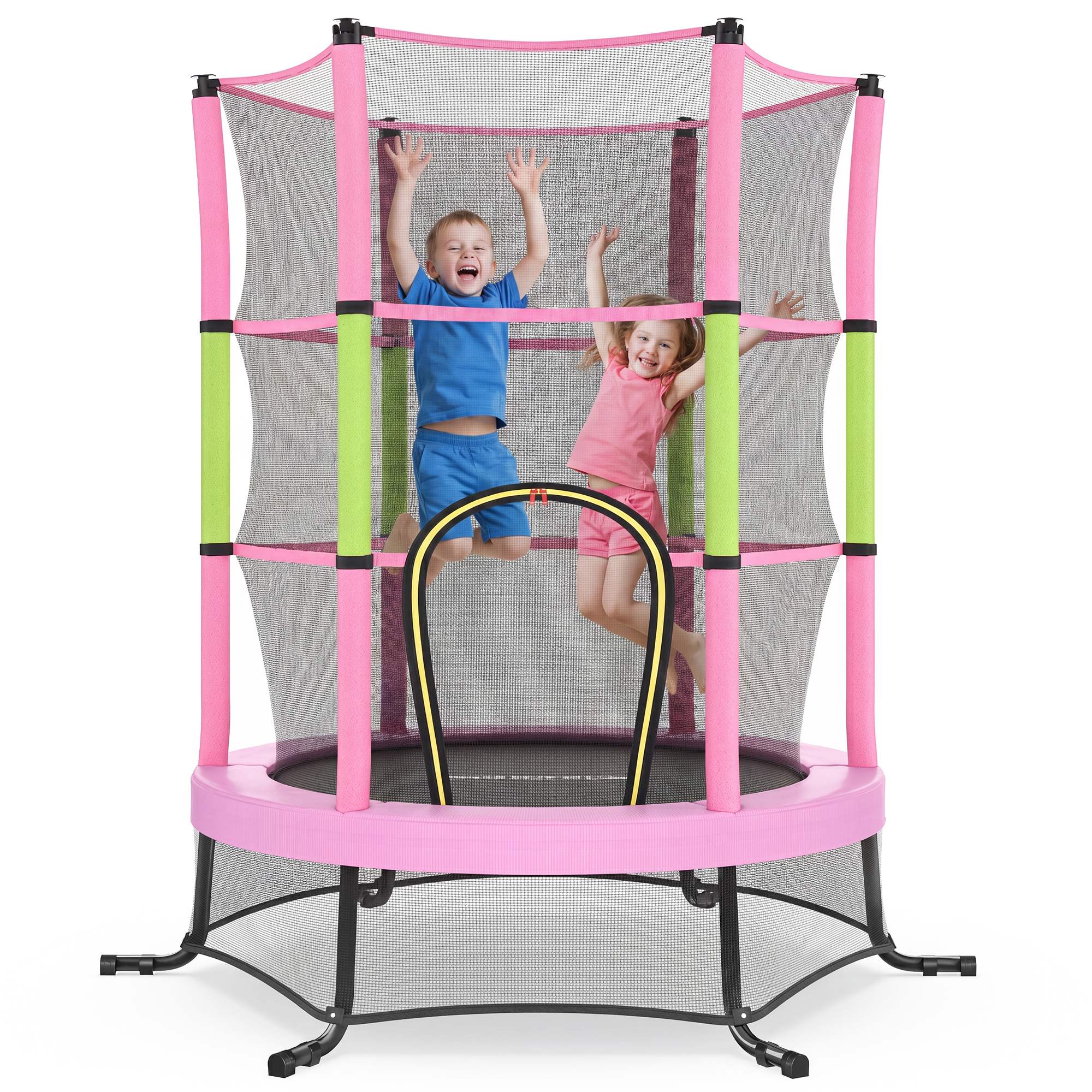 ARCORI 6 ft Kids Trampoline with Enclosure - Pink