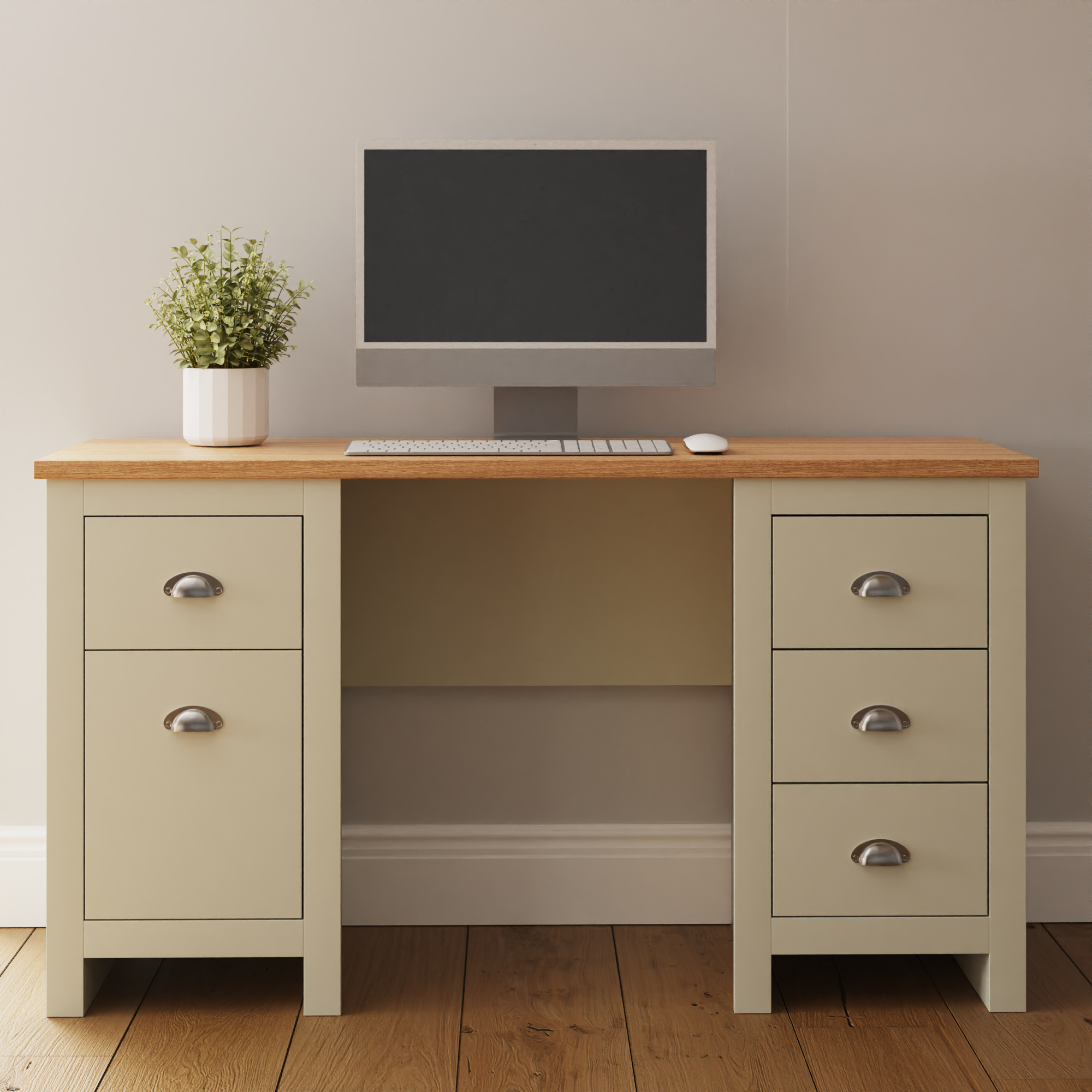 Lancaster Study Desk Cream