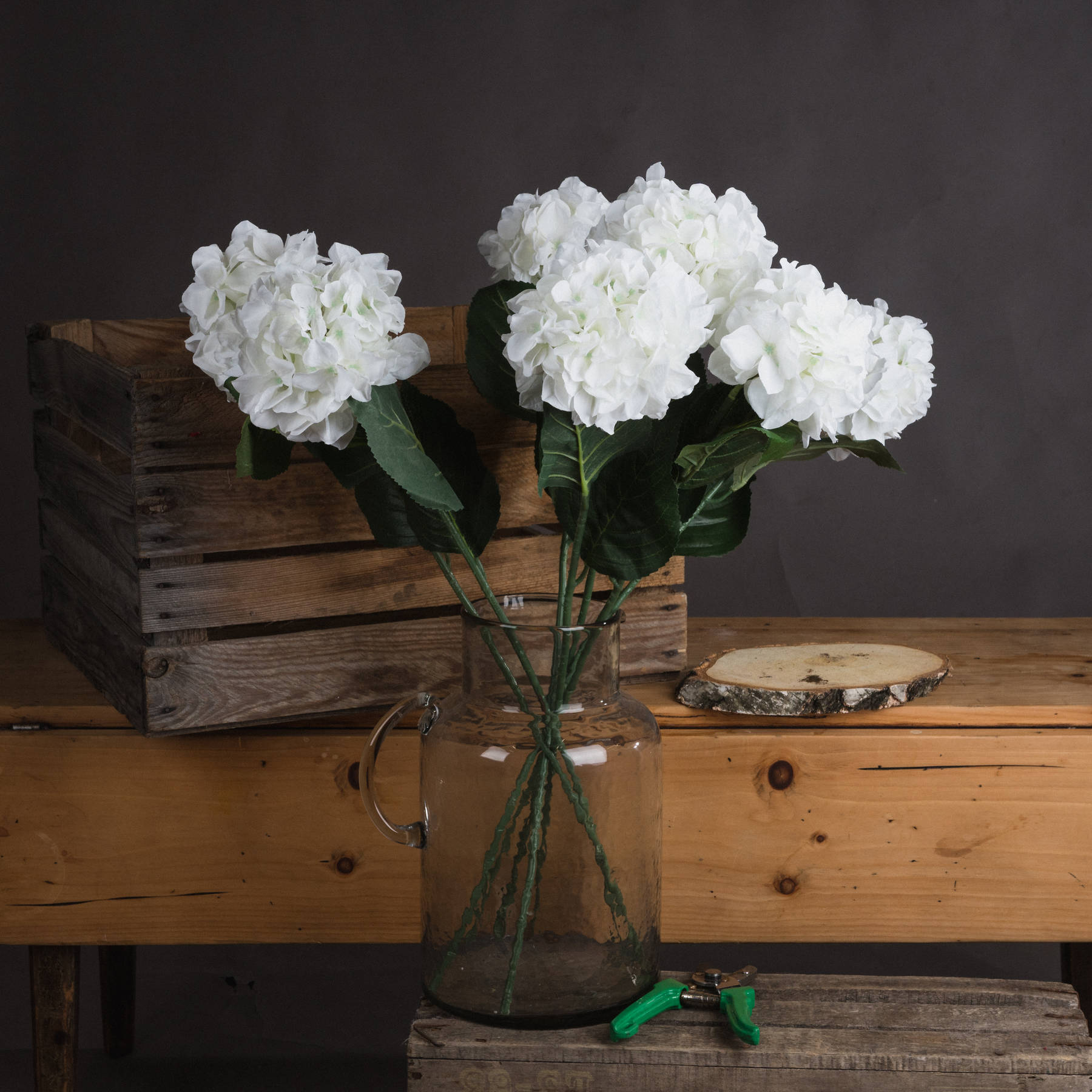 Small Head Hydrangea - White