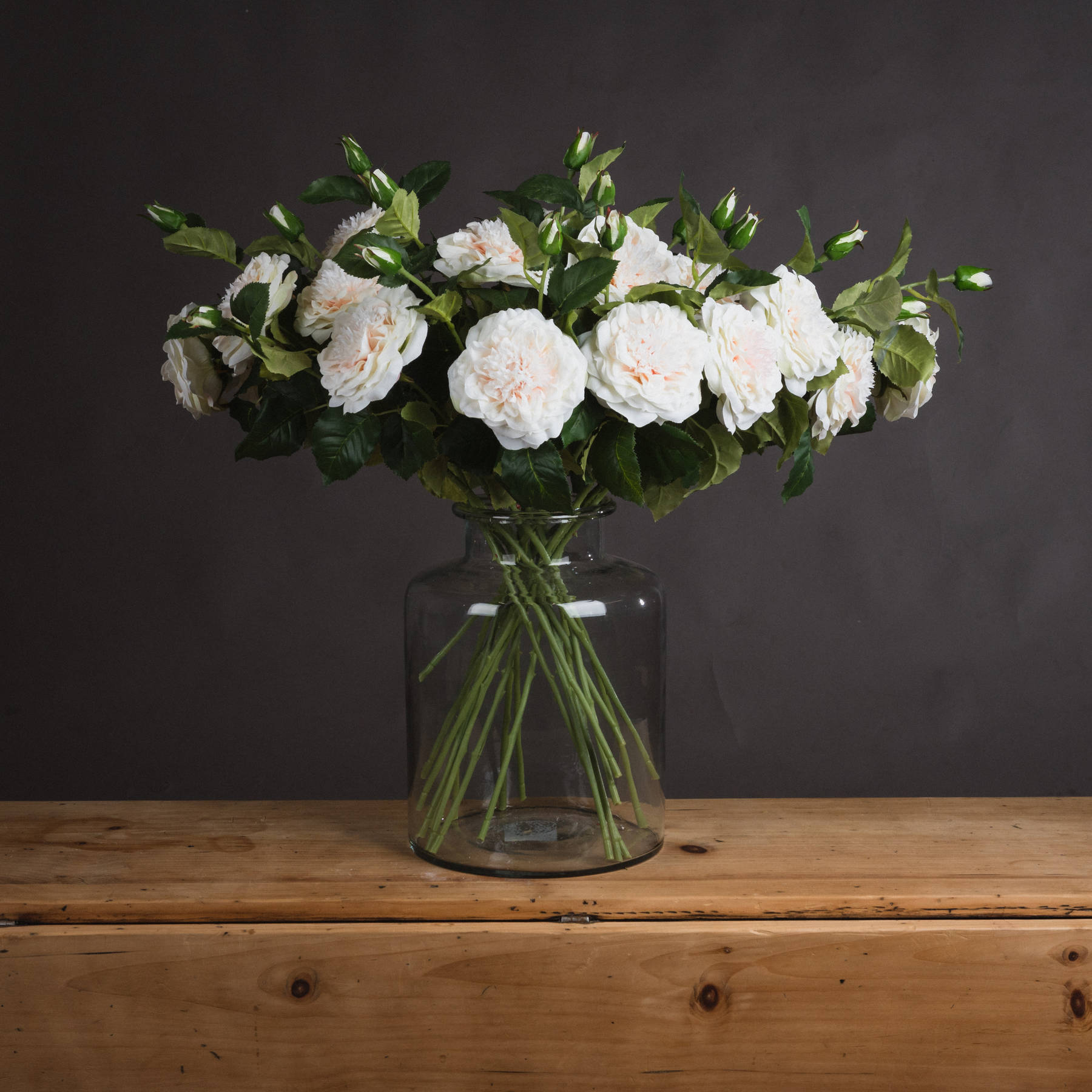 Garden Rose Spray - White
