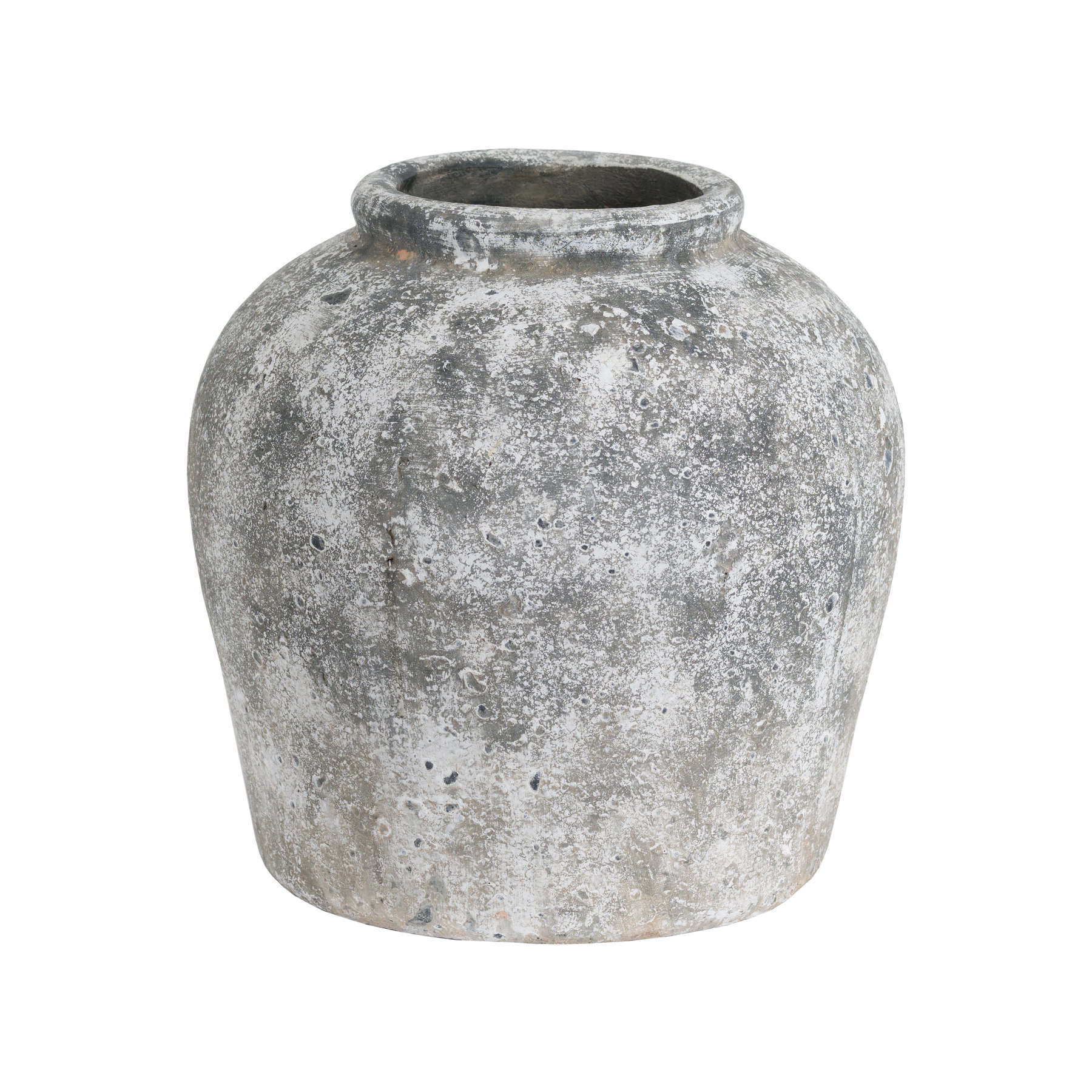 Aged Ceramic Vase - Stone
