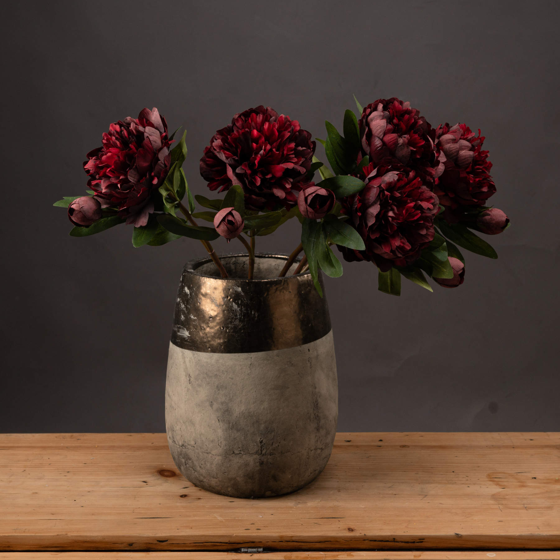 Peony Rose - Burgundy