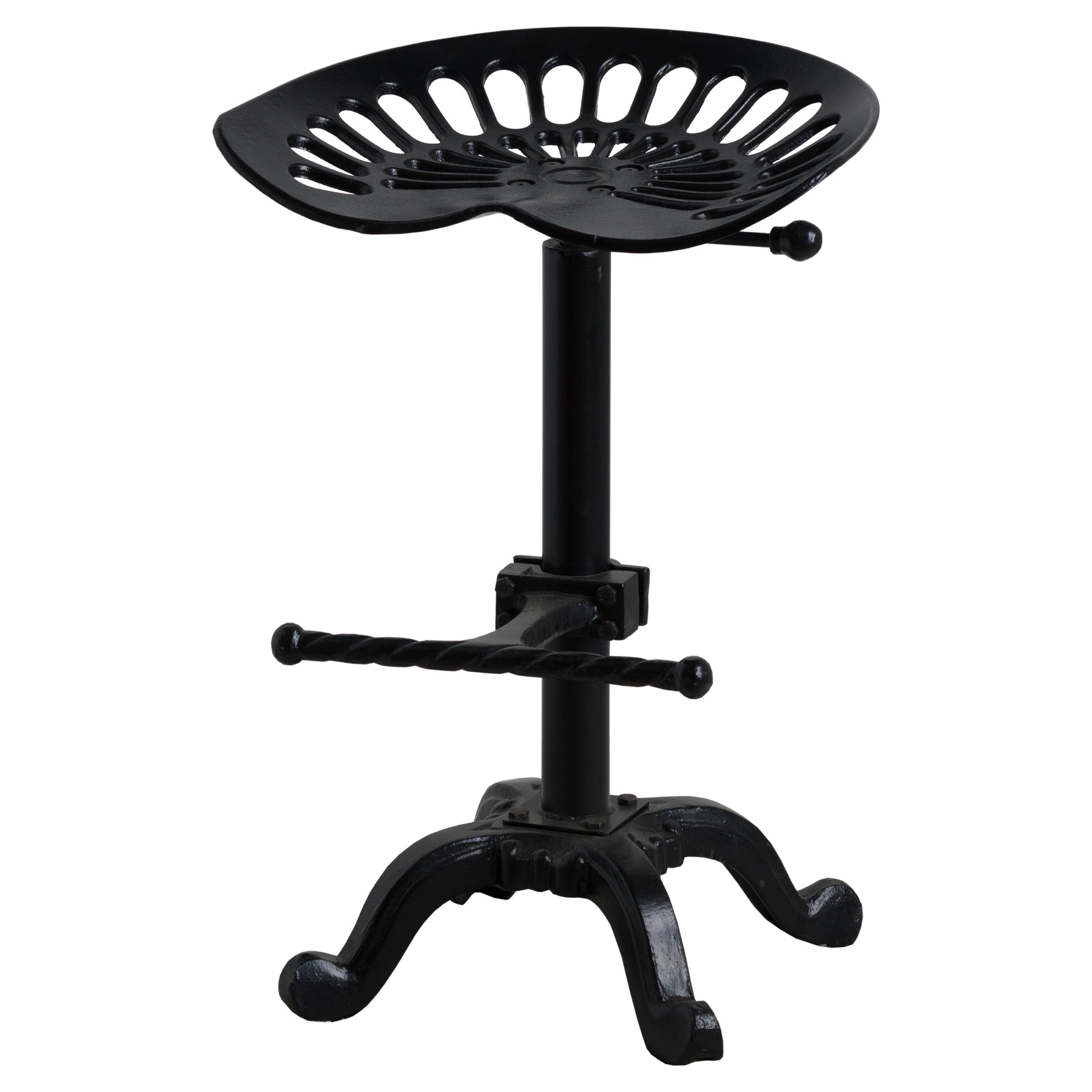 Adjustable Tractor Bar Seat - Black