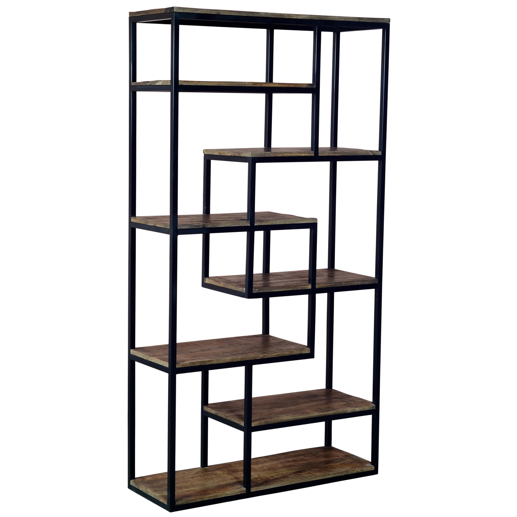 Multi Shelf Industrial Shelf Unit - Brown