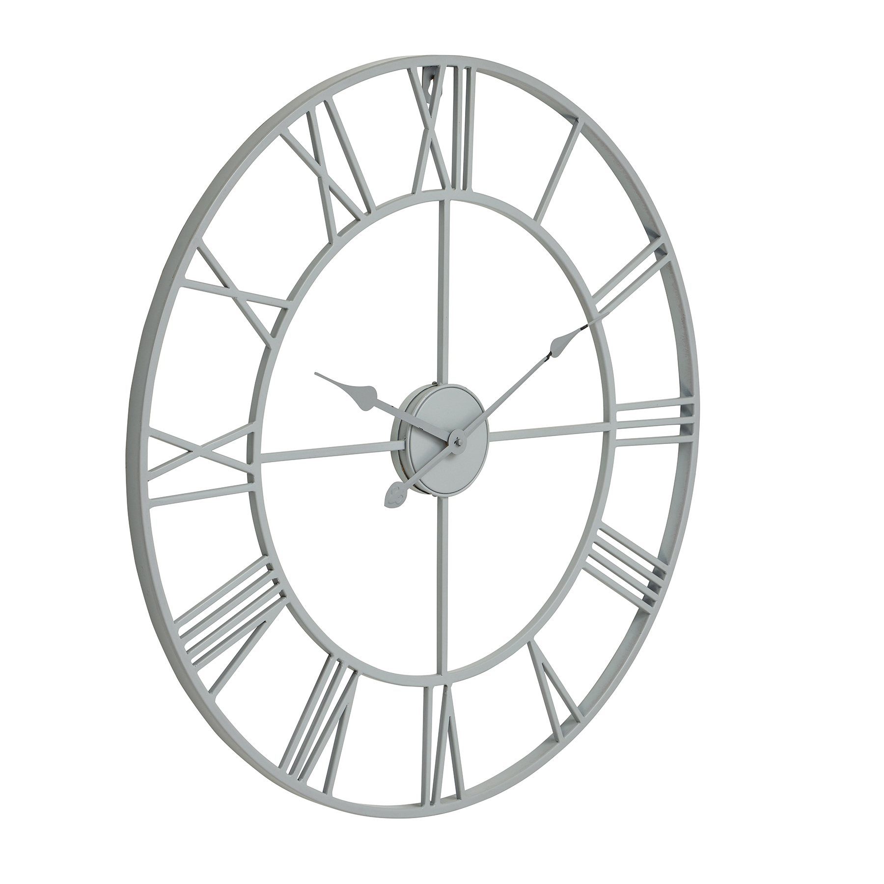Skeleton Wall Clock - Grey