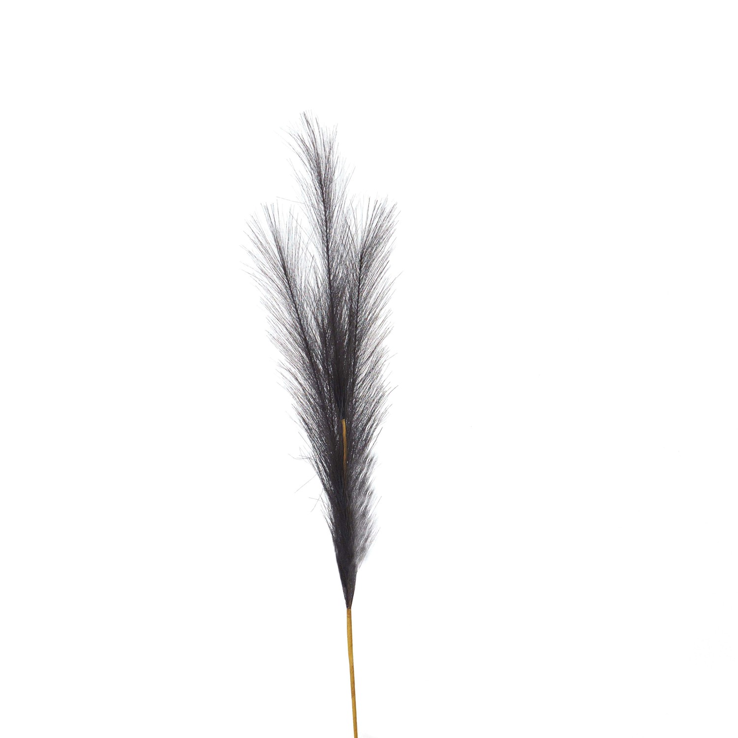 Faux Pampas Grass Stem - Grey