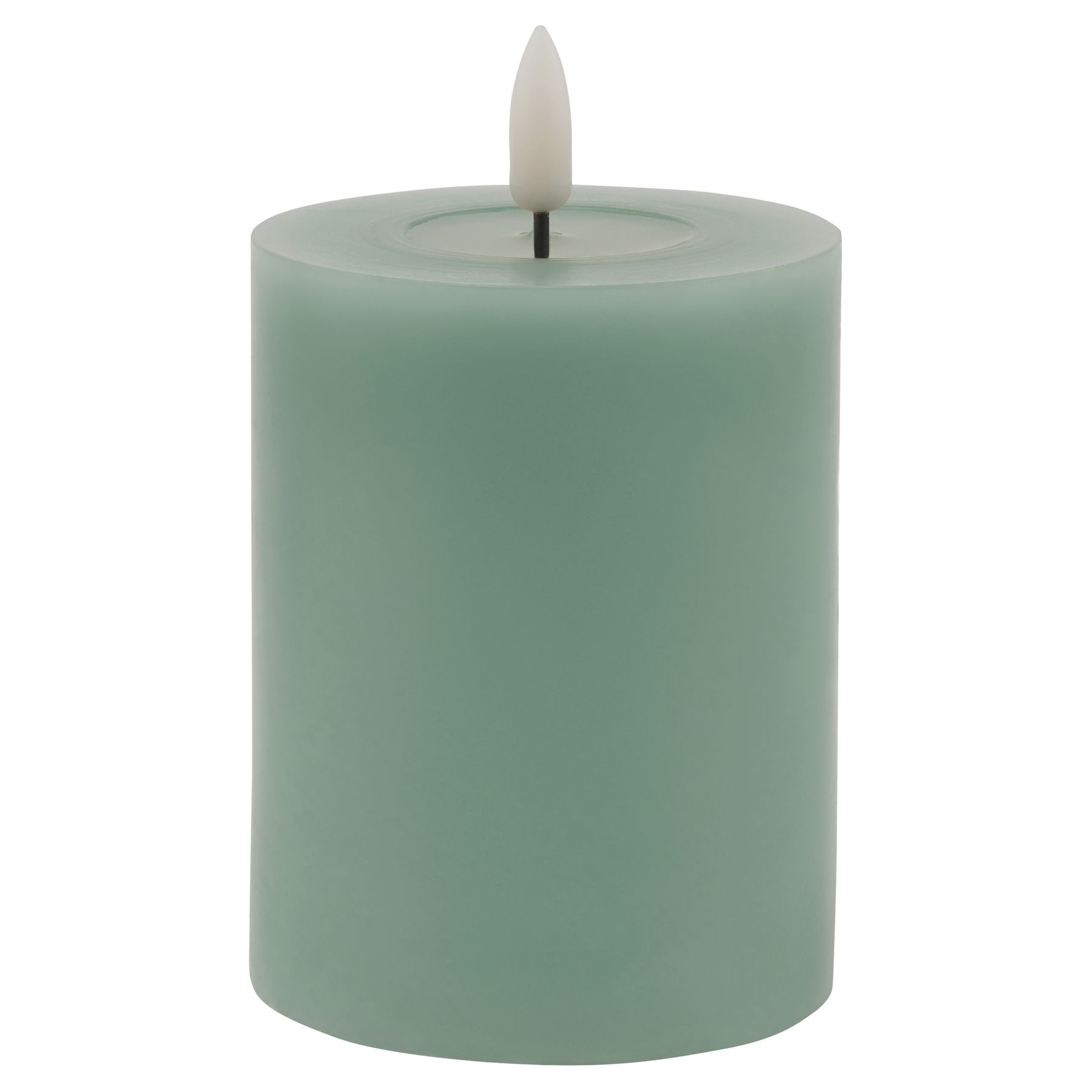 Delux Collection Melt Effect 3x4 LED Wax Candle - Sage