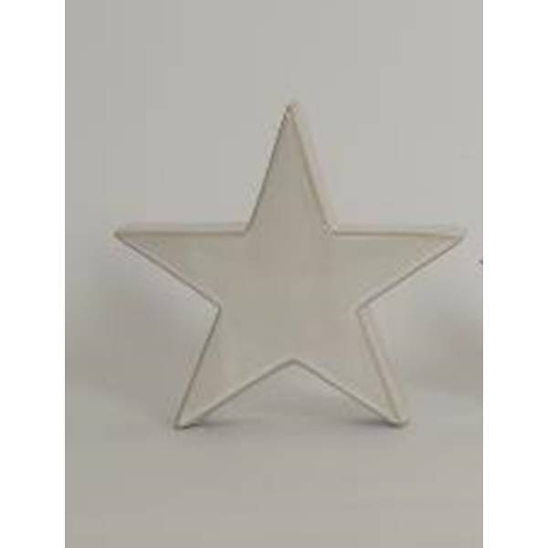 Ceramic Standing Star Decoration - Large