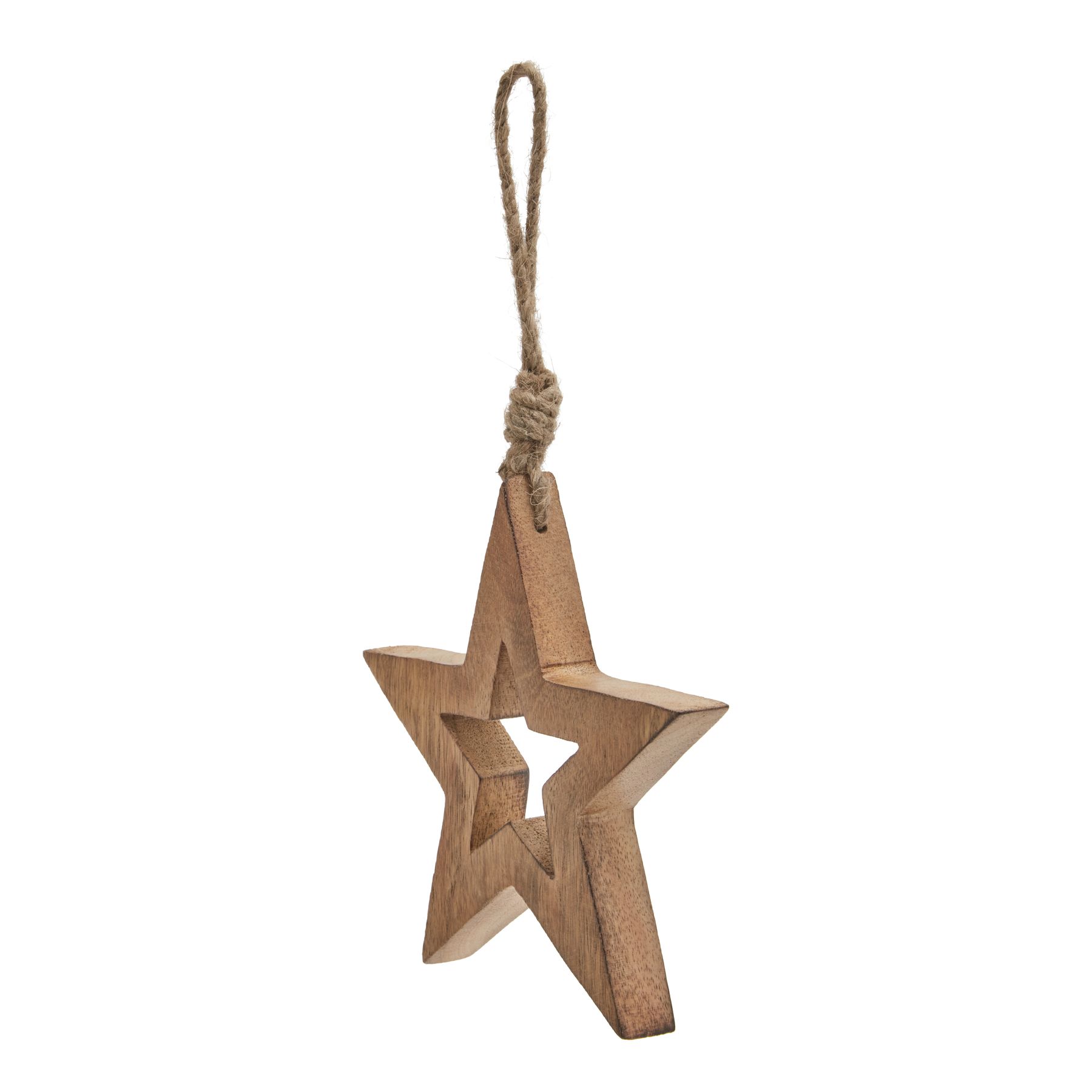 Natu Wooden Hanging Star