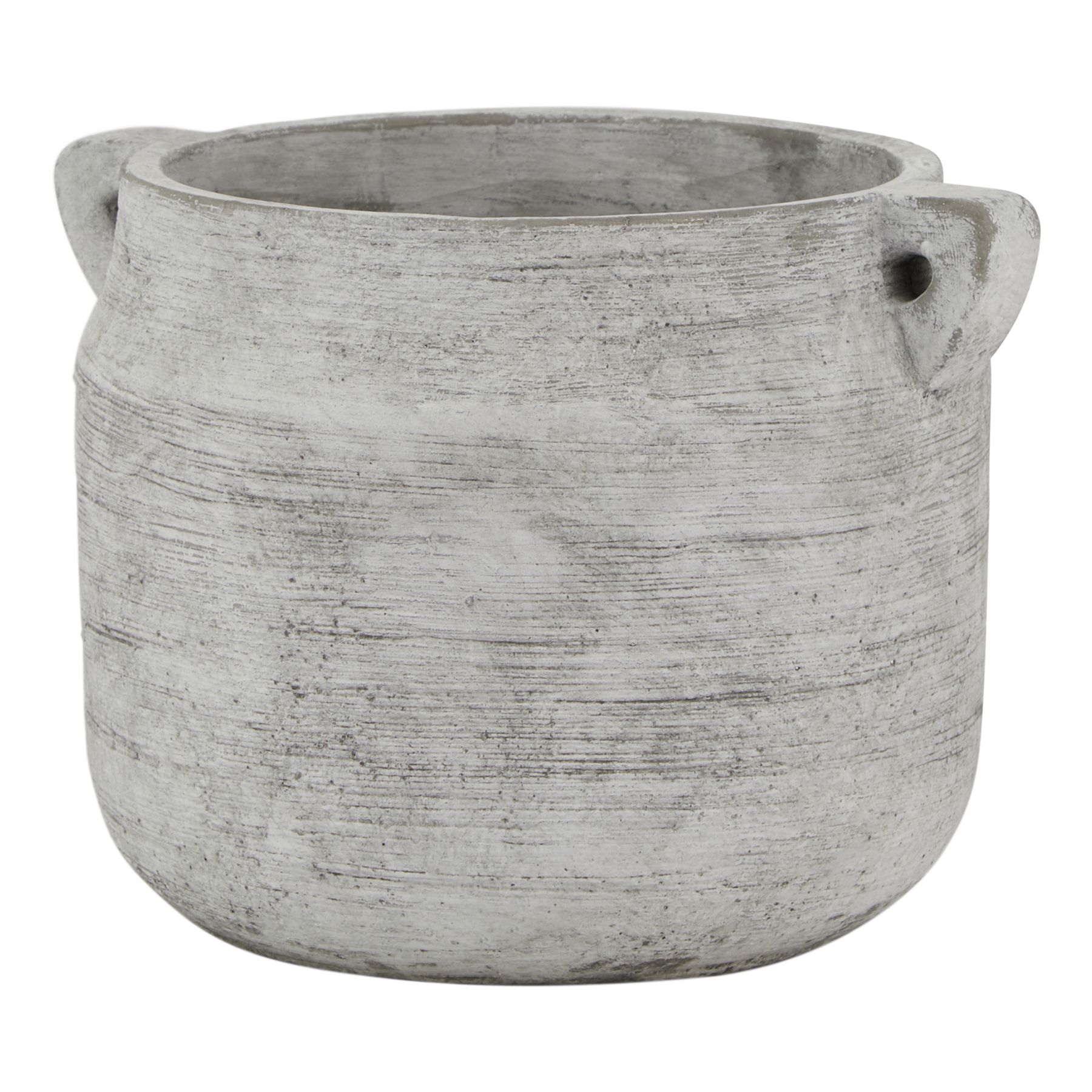 Stone Hydria Pot - White