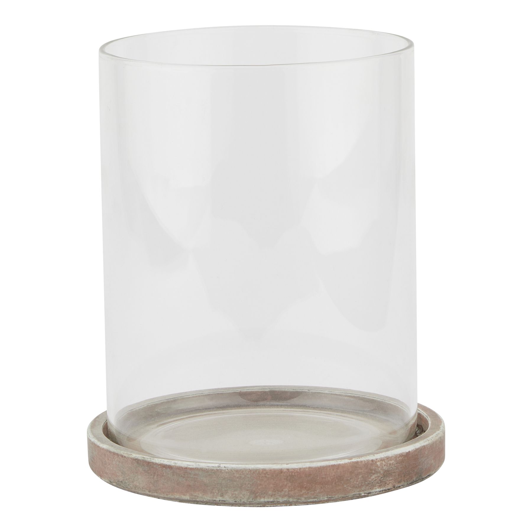 Owen Collection Brown Hurricane Lantern - Large