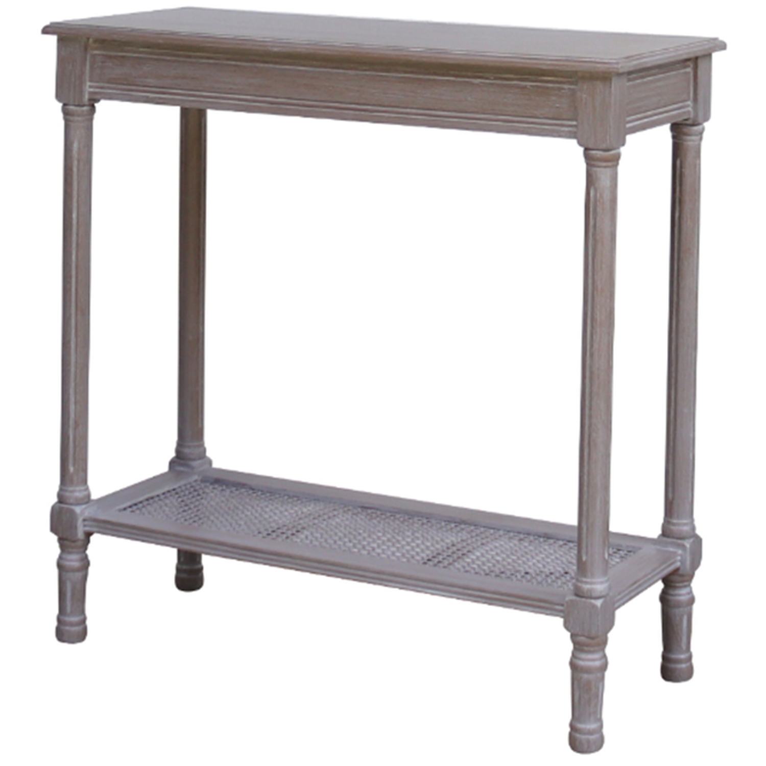 Serene Rattan Console Table