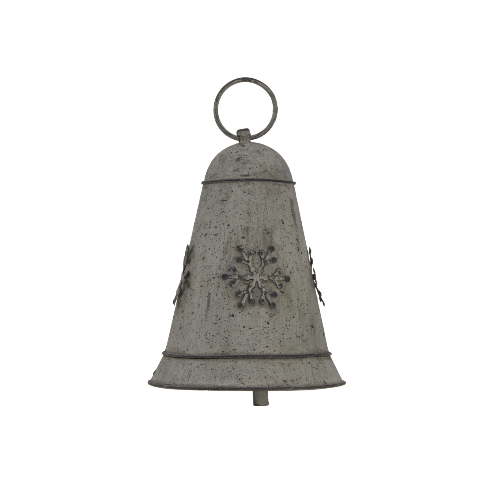 Rusto Metal Hanging Bell With Snowflake