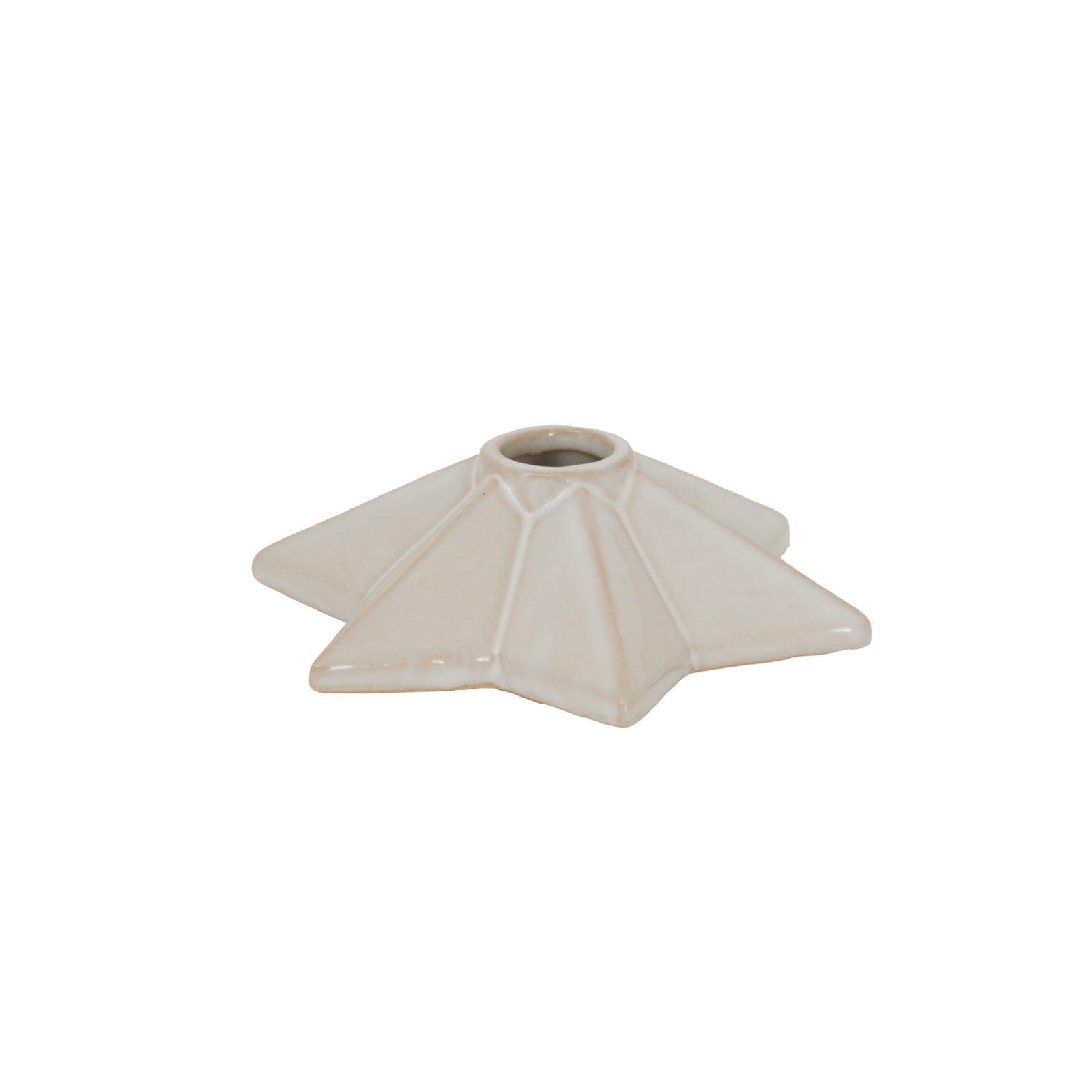 Alvo Ceramic Angled Star Candle Holder